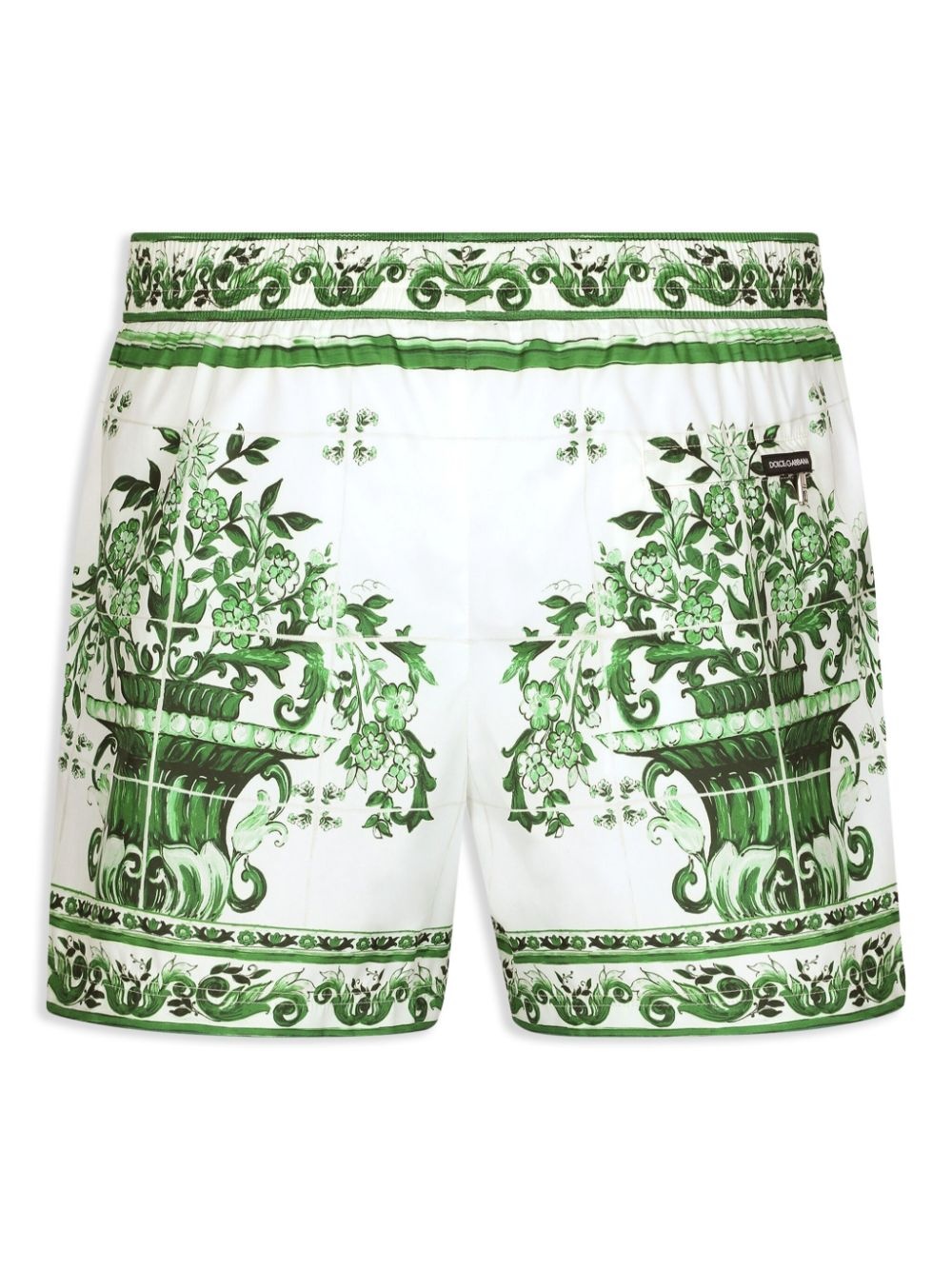 Majolica-print swim shorts - 3