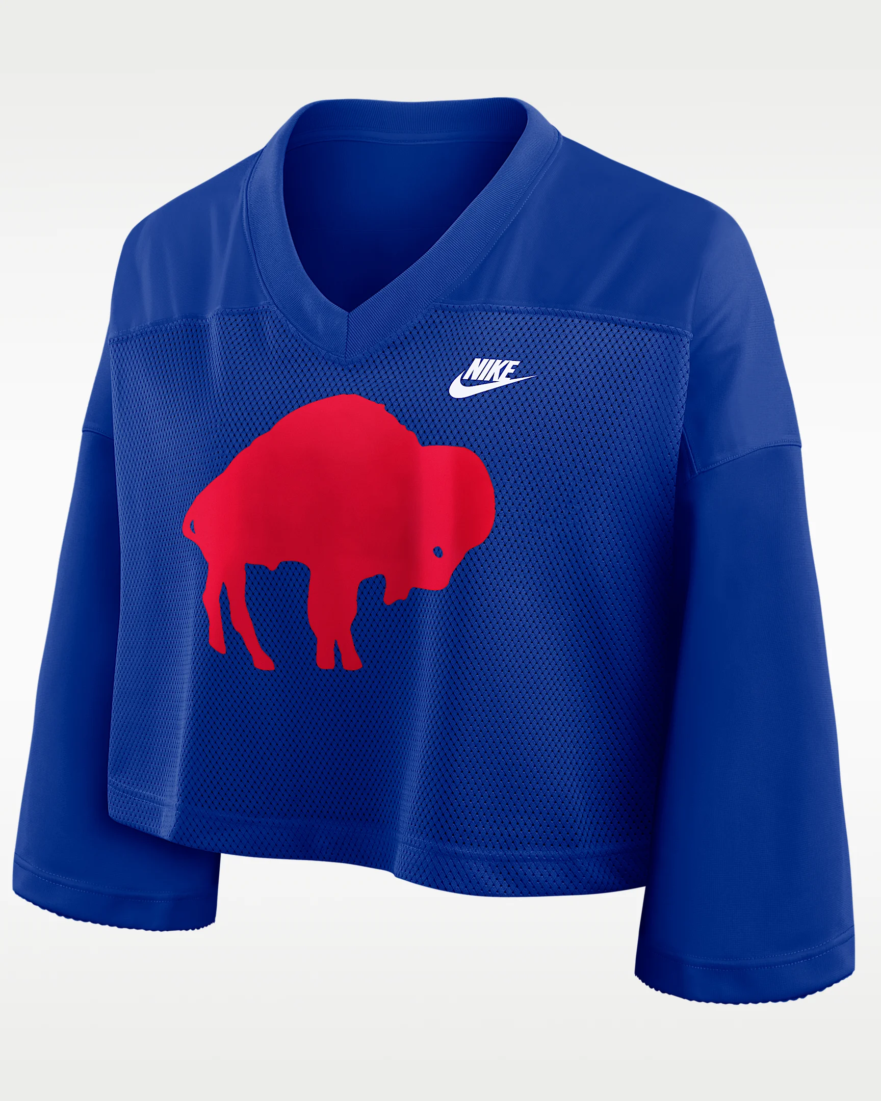 Buffalo Bills Rewind Fashion Women's Nike Dri-FIT NFL Cropped Jersey - 1