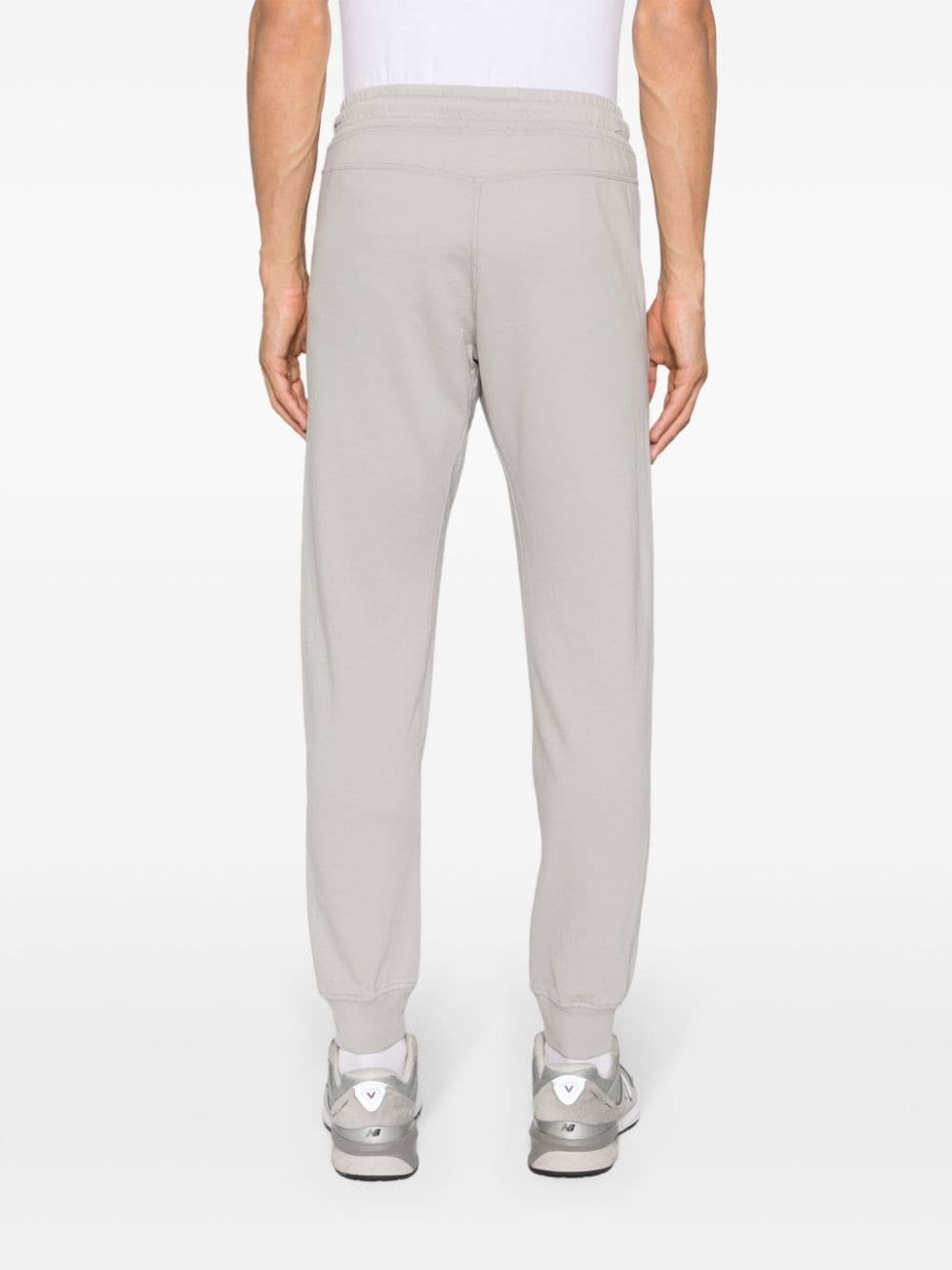 Lens-detail cotton track pants - 4