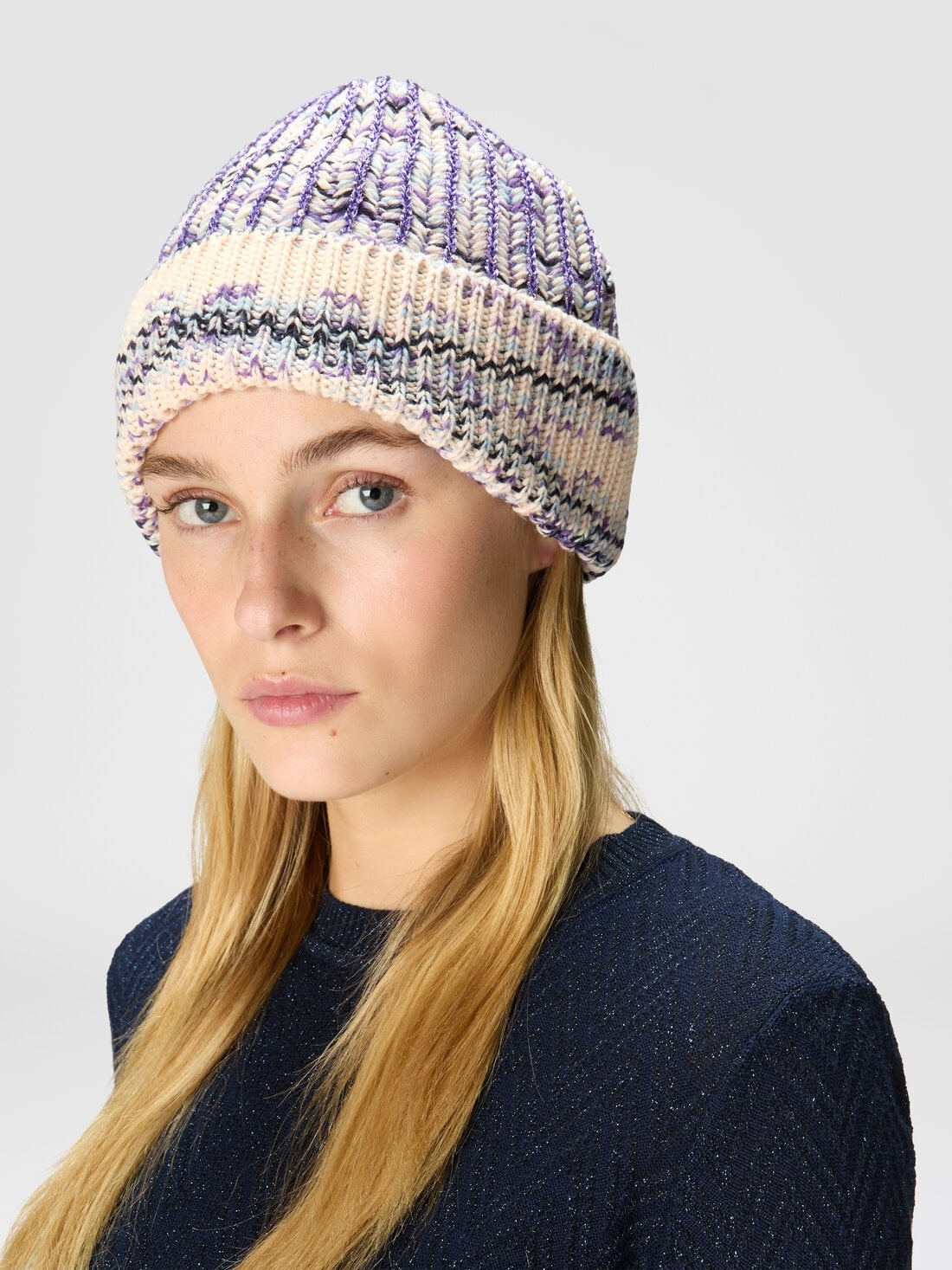 Slub wool blend beanie - 3