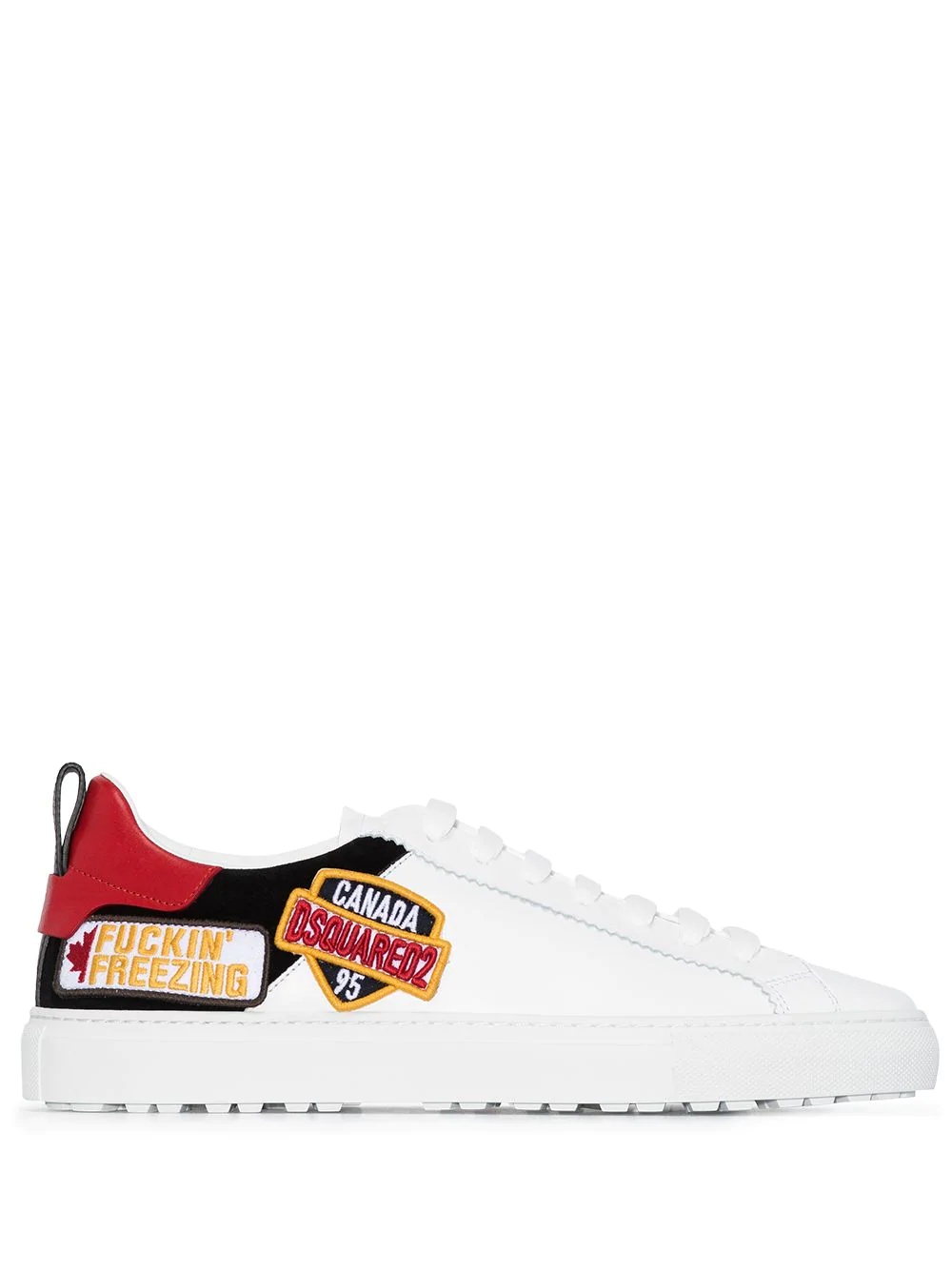 Lo Canada patch sneakers - 1