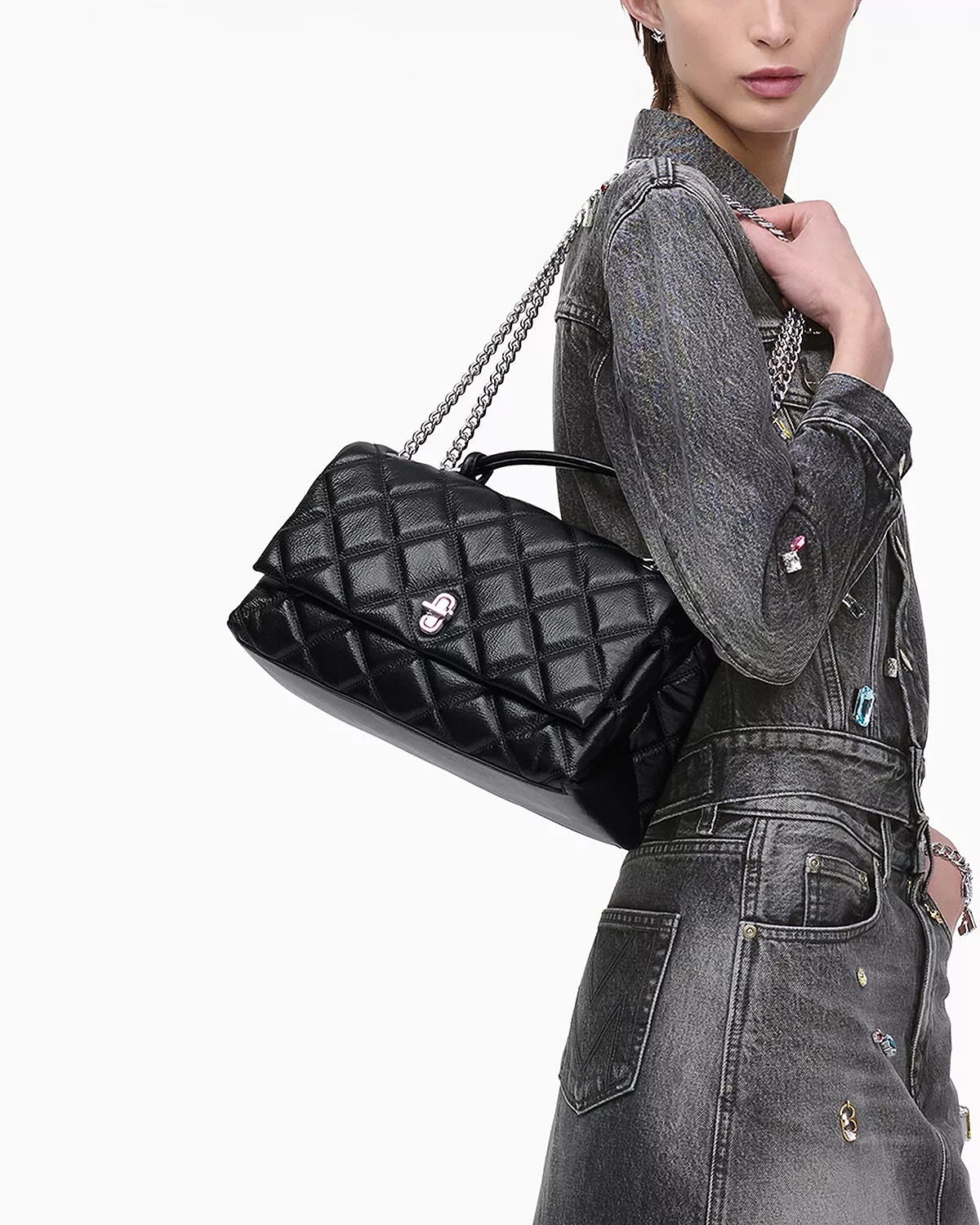 The Quilted Dual Convertible Shoulder Bag - 2