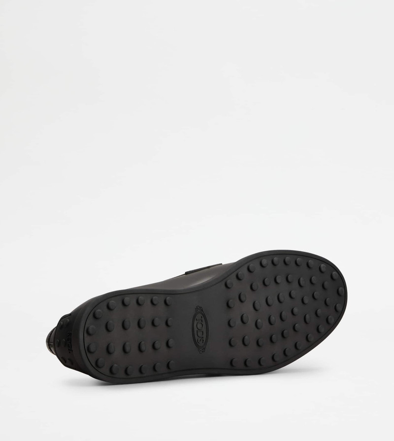 LOAFERS IN LEATHER - BLACK 4