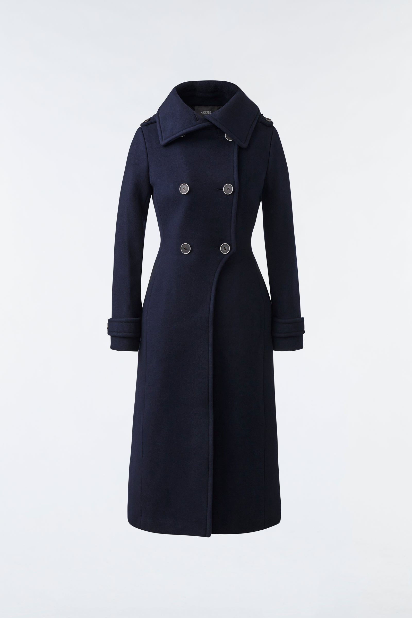 ELODIE double face wool tailored coat - 1