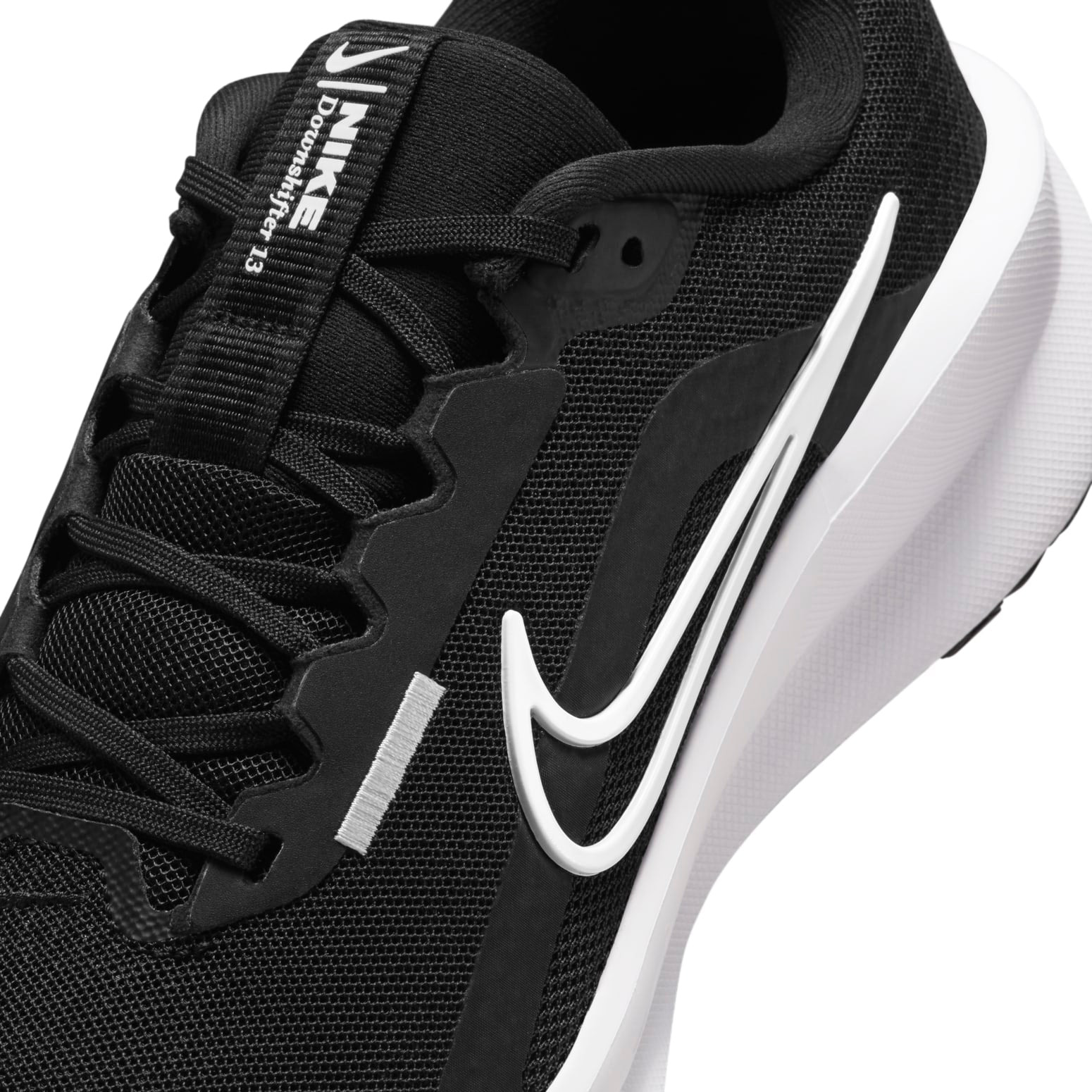 (WMNS) Nike Downshifter 13 'Black White' FD6476-001 - 7