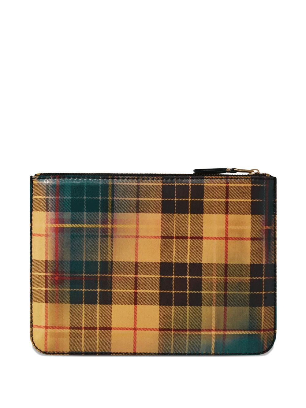 plaid-pattern wallet - 2