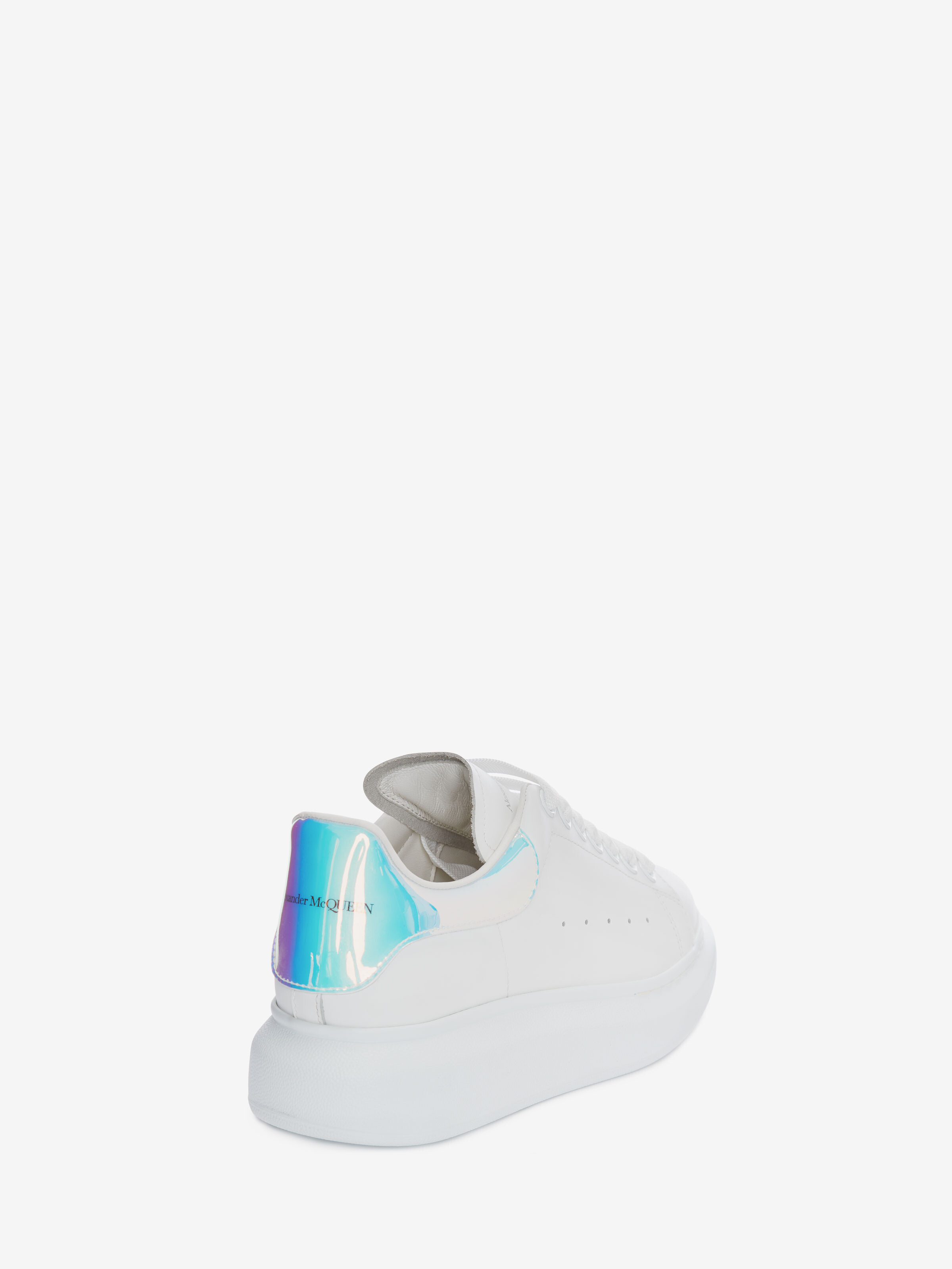 Women's Oversized Sneaker in White/shock Pink - 3