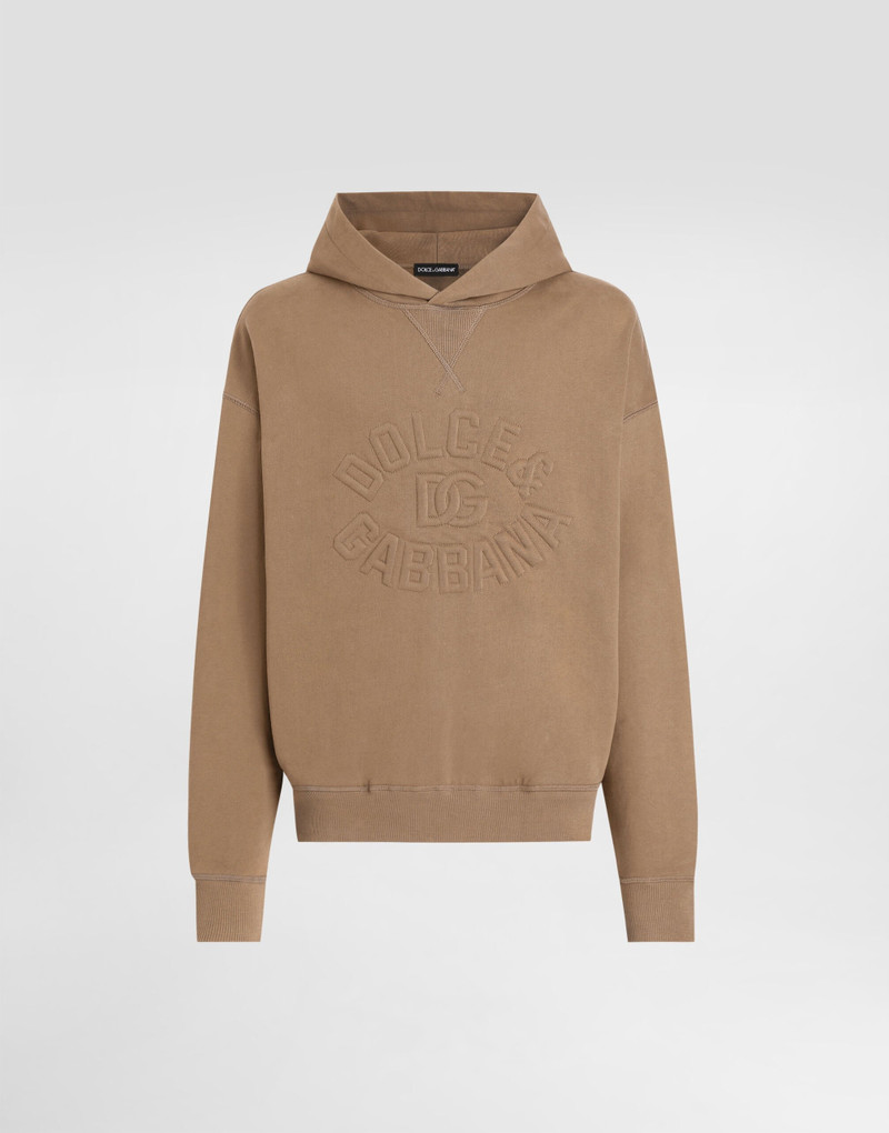 Cotton hoodie with logo 1