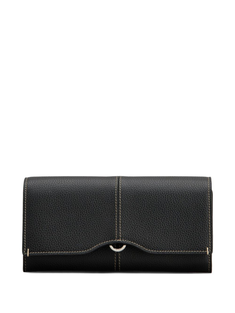 leather stitched wallet 1