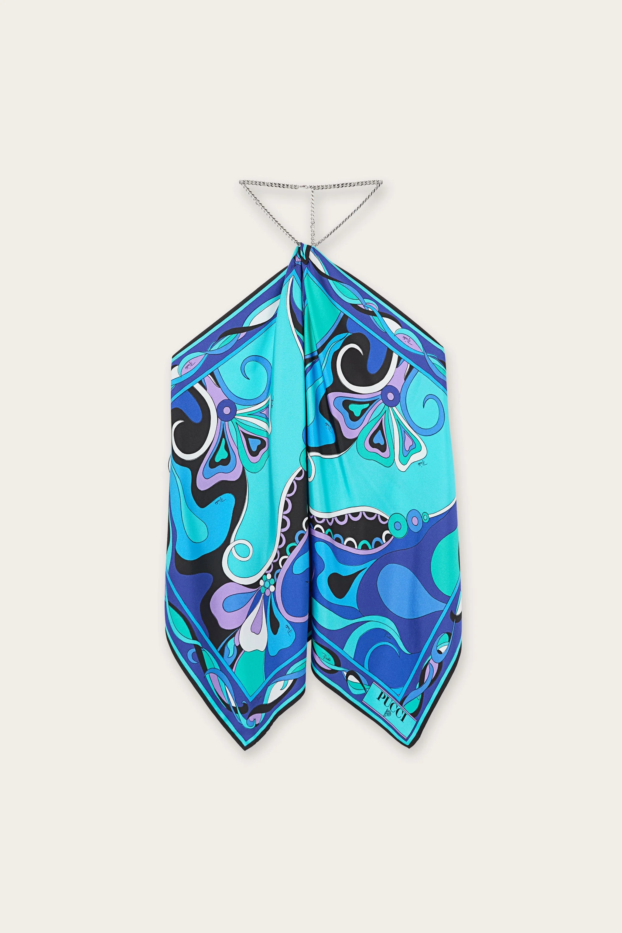ORCHIDEE PRINT CHAIN TOP - 1