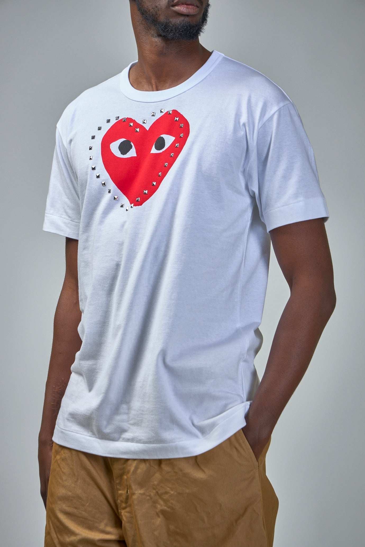 T-Shirt Logo Stud Stud Print - 4