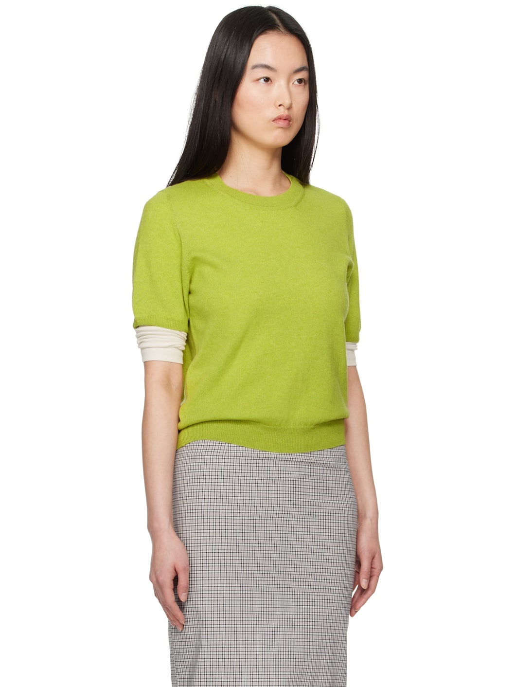 Green Emer Cashmere T-shirt - 2