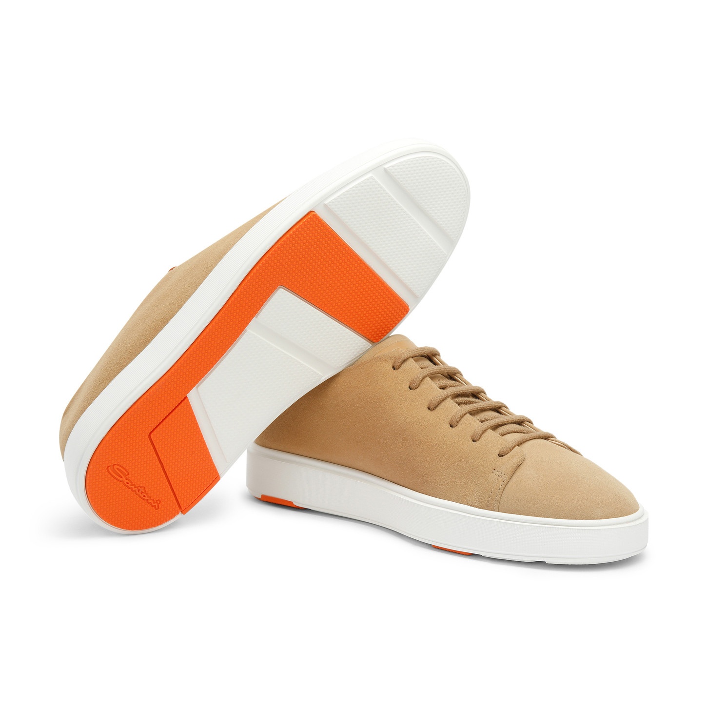 Men’s beige suede sneaker - 4