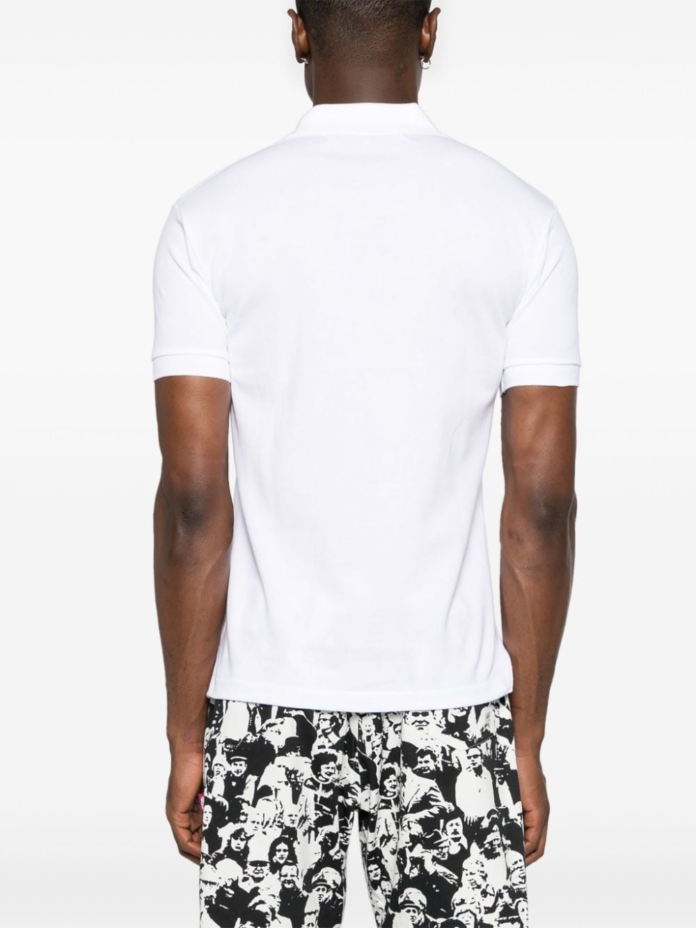Heart-patch piqué polo shirt - 5