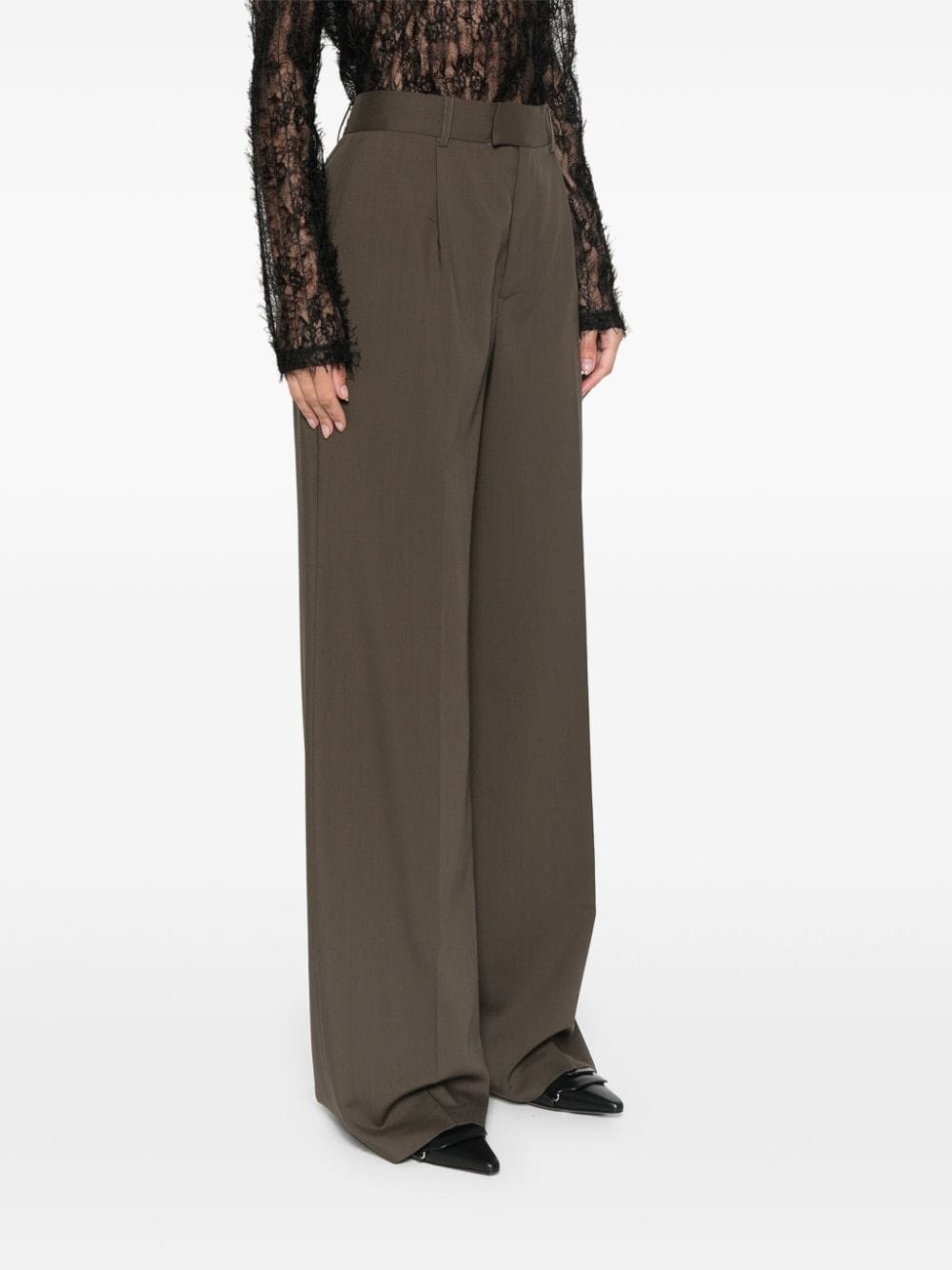 single-pleated trousers - 3