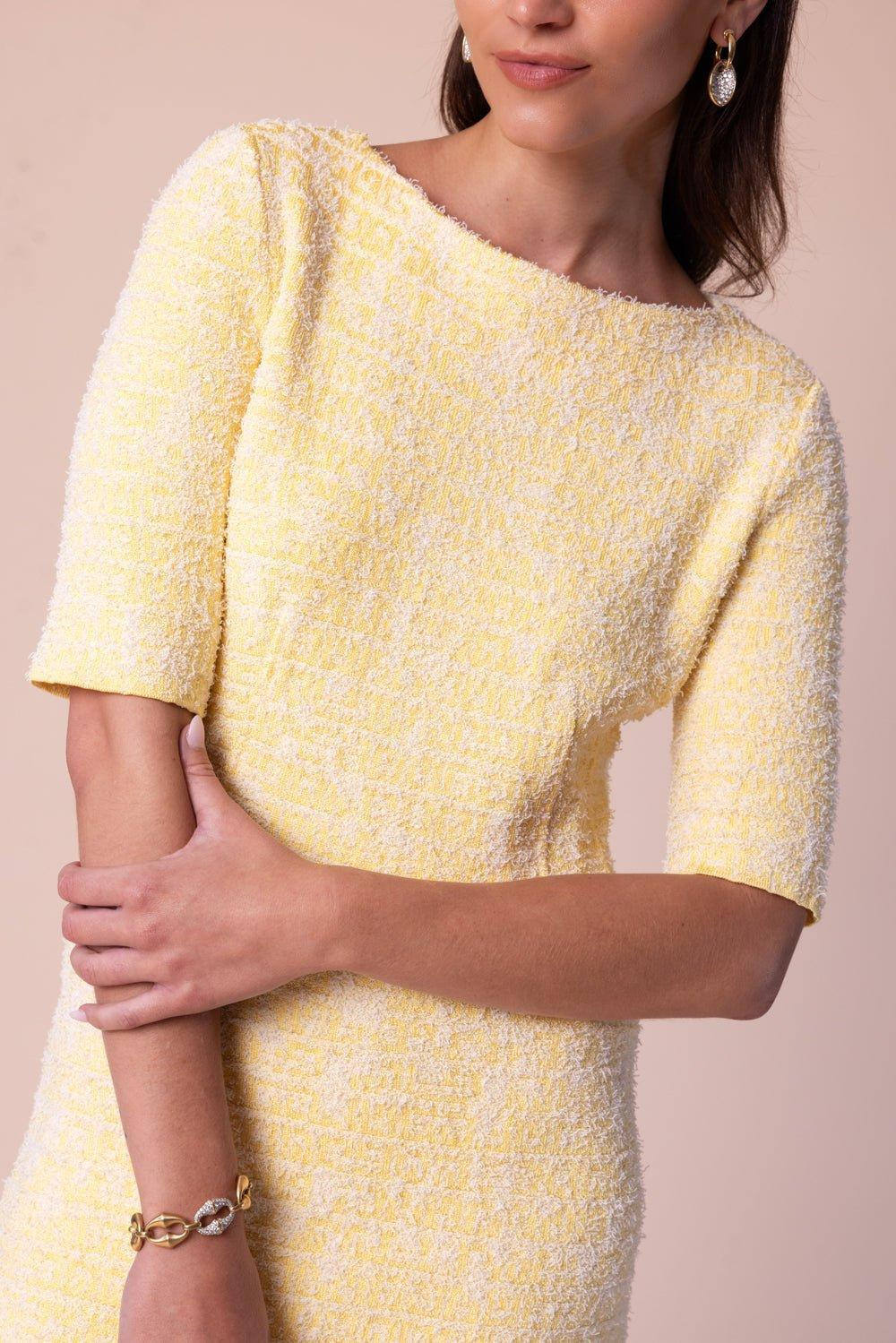 A Line Short Sleeve Mini Dress - 3