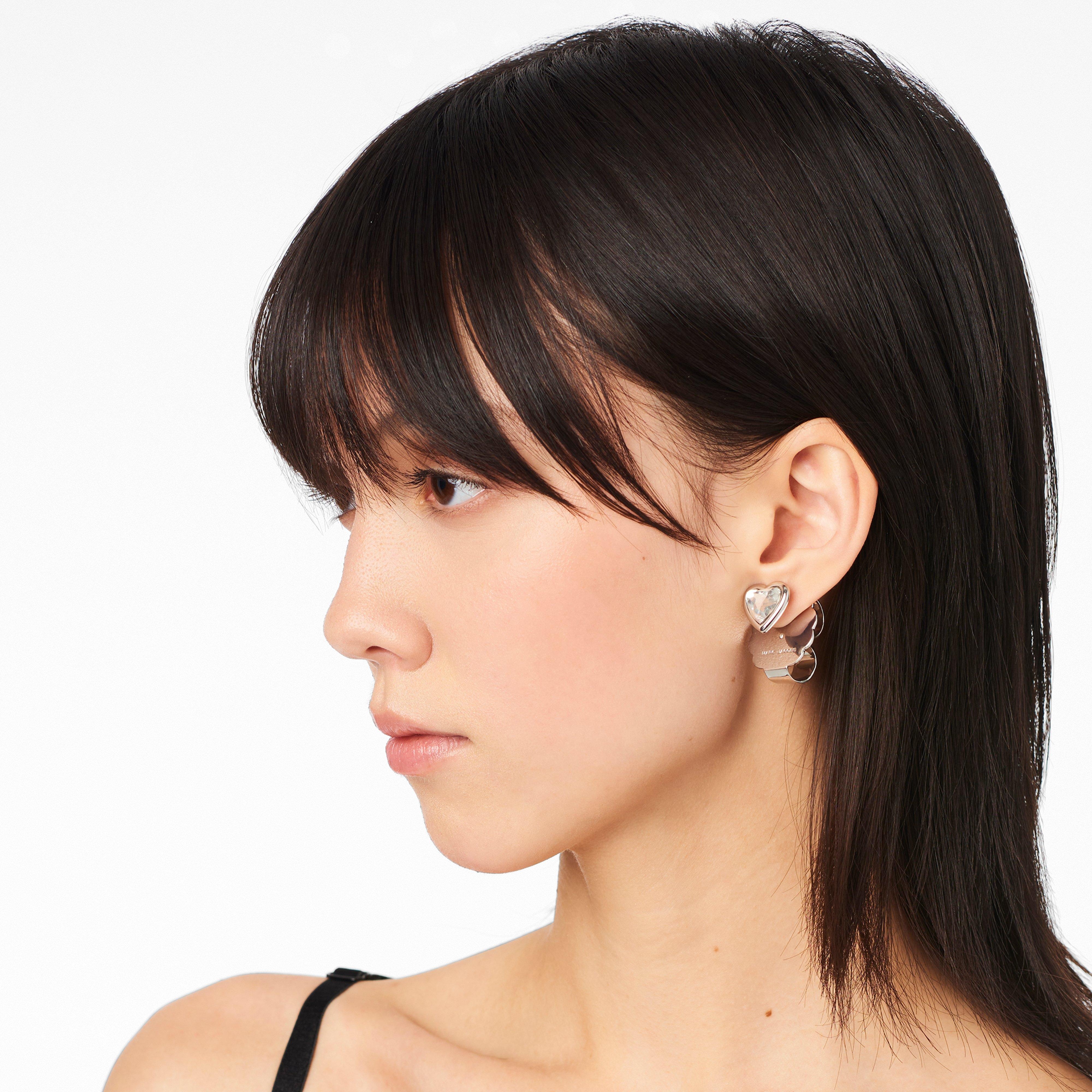 THE CHARMED HEART STUD EARRINGS - 2