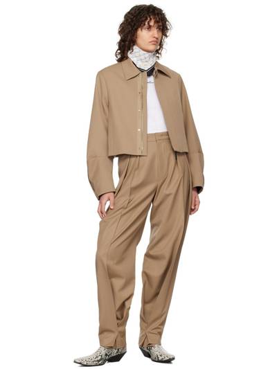 ADER error Beige Ani Trousers outlook