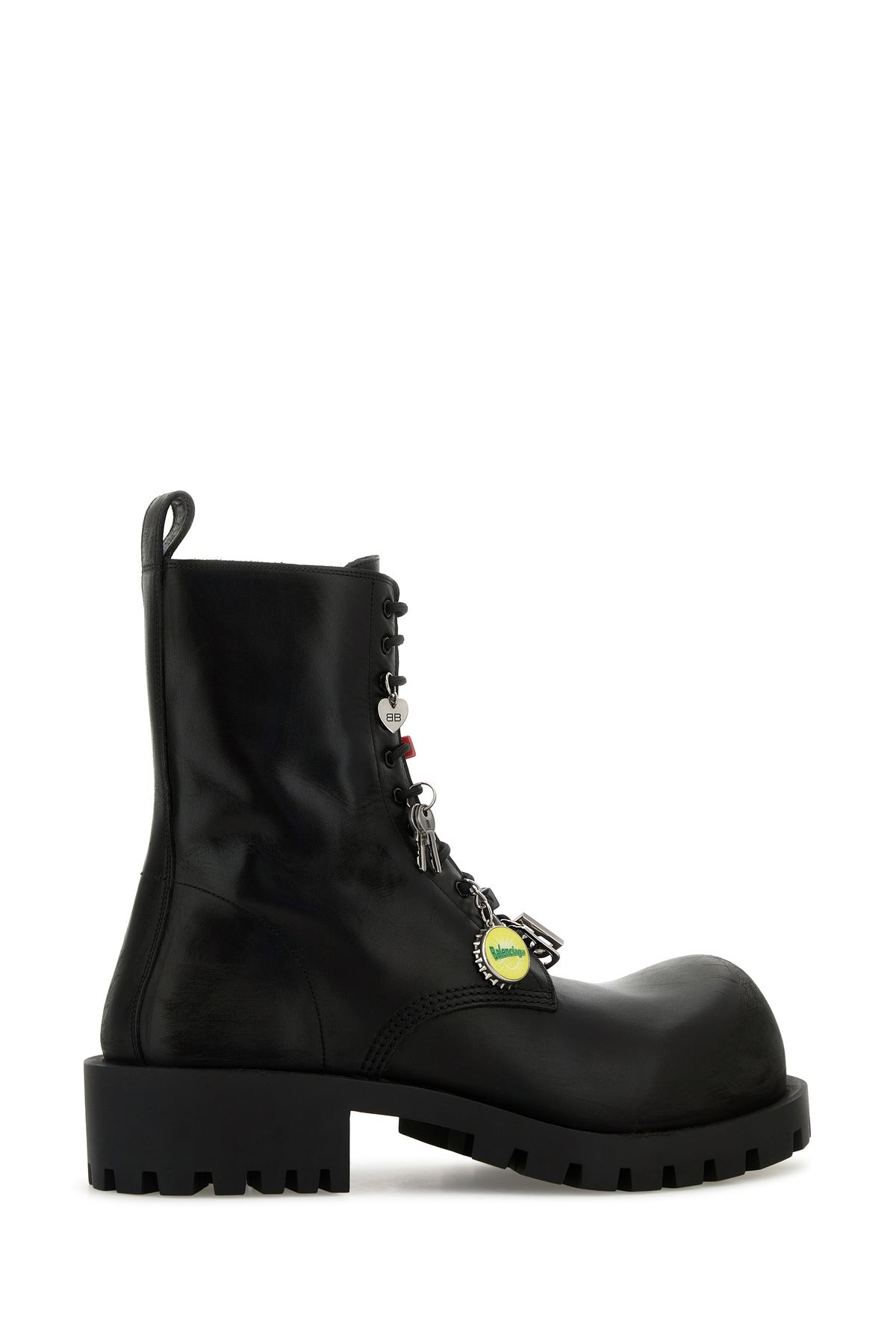 Black leather Hummer boots - 3