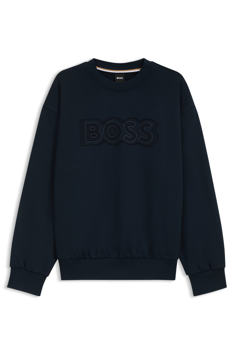 COTTON-TERRY SWEATSHIRT WITH LOGO ARTWORK 1