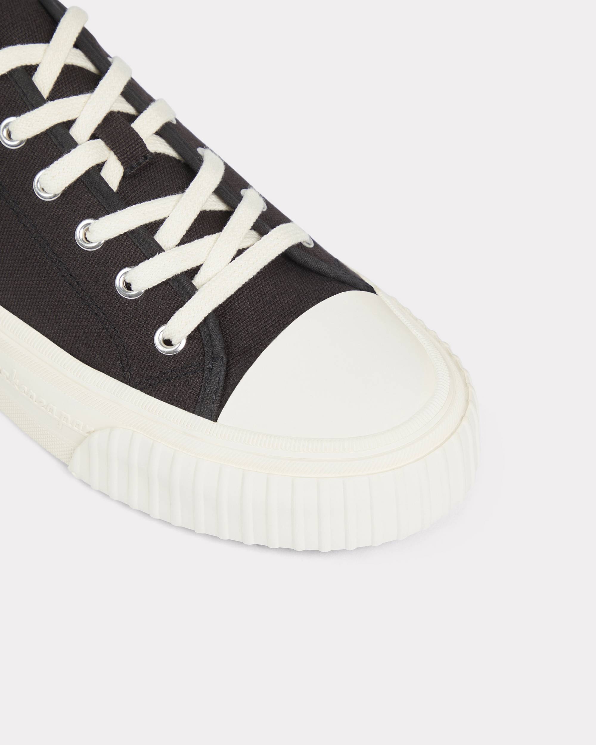 'KENZO Foxy' embroidered canvas trainers - 4