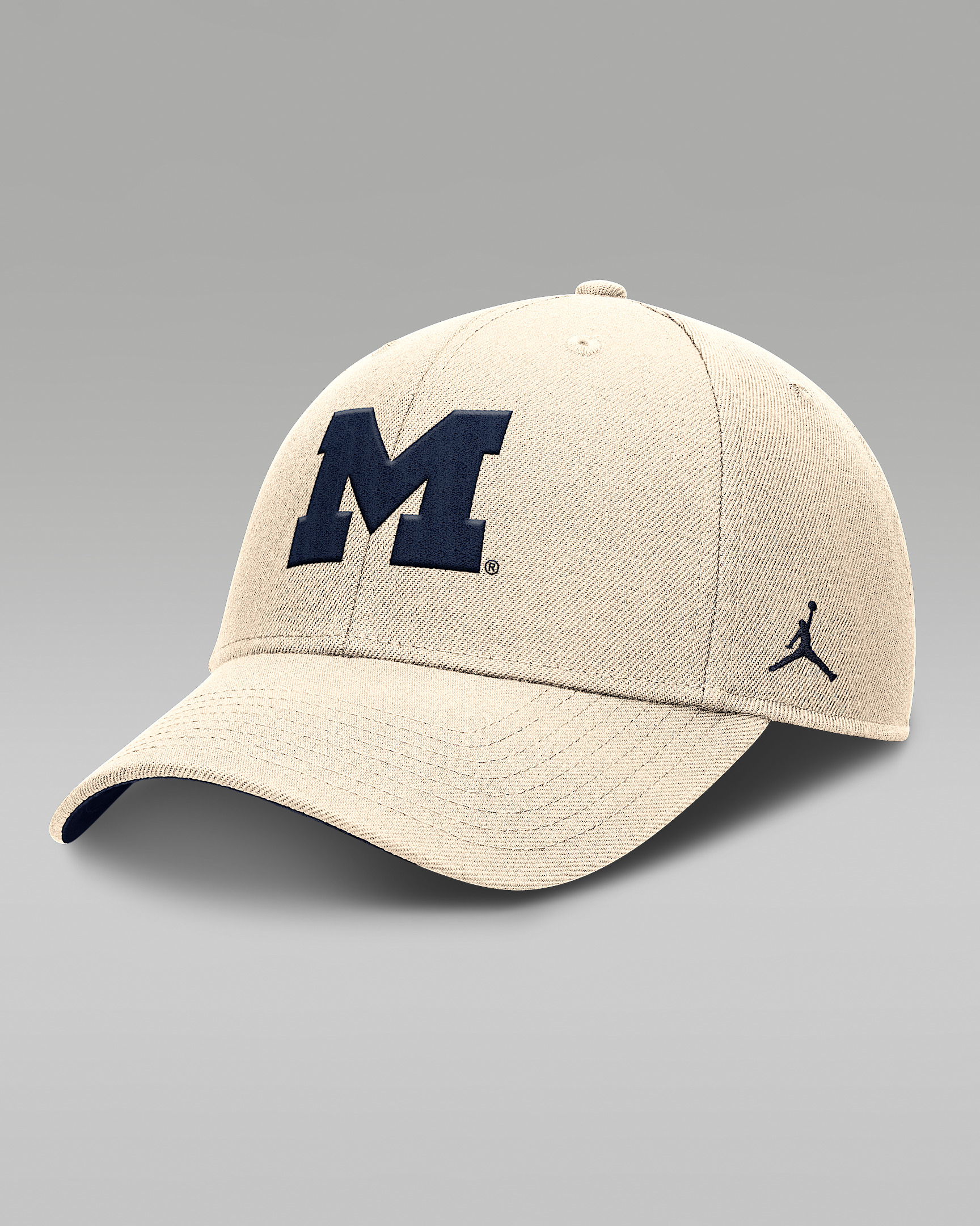Michigan Primetime Rise Men's Jordan Brand Dri-FIT College Trucker Adjustable Hat - 1