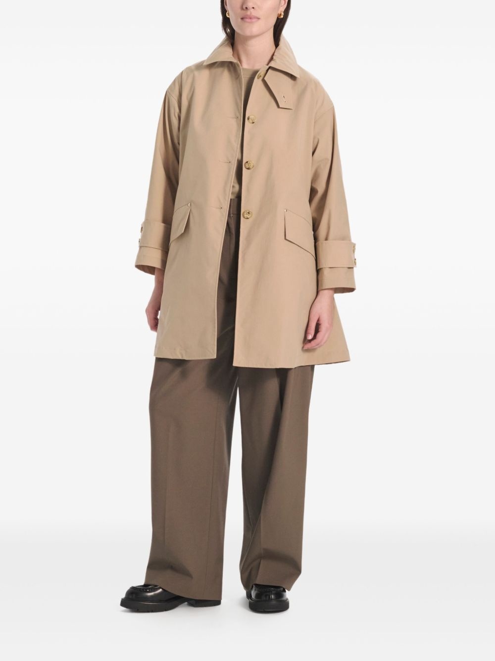 Humbie button-up coat - 2