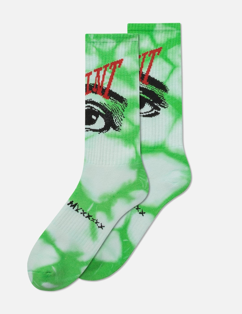 TIE DYE EYES SOCKS 1
