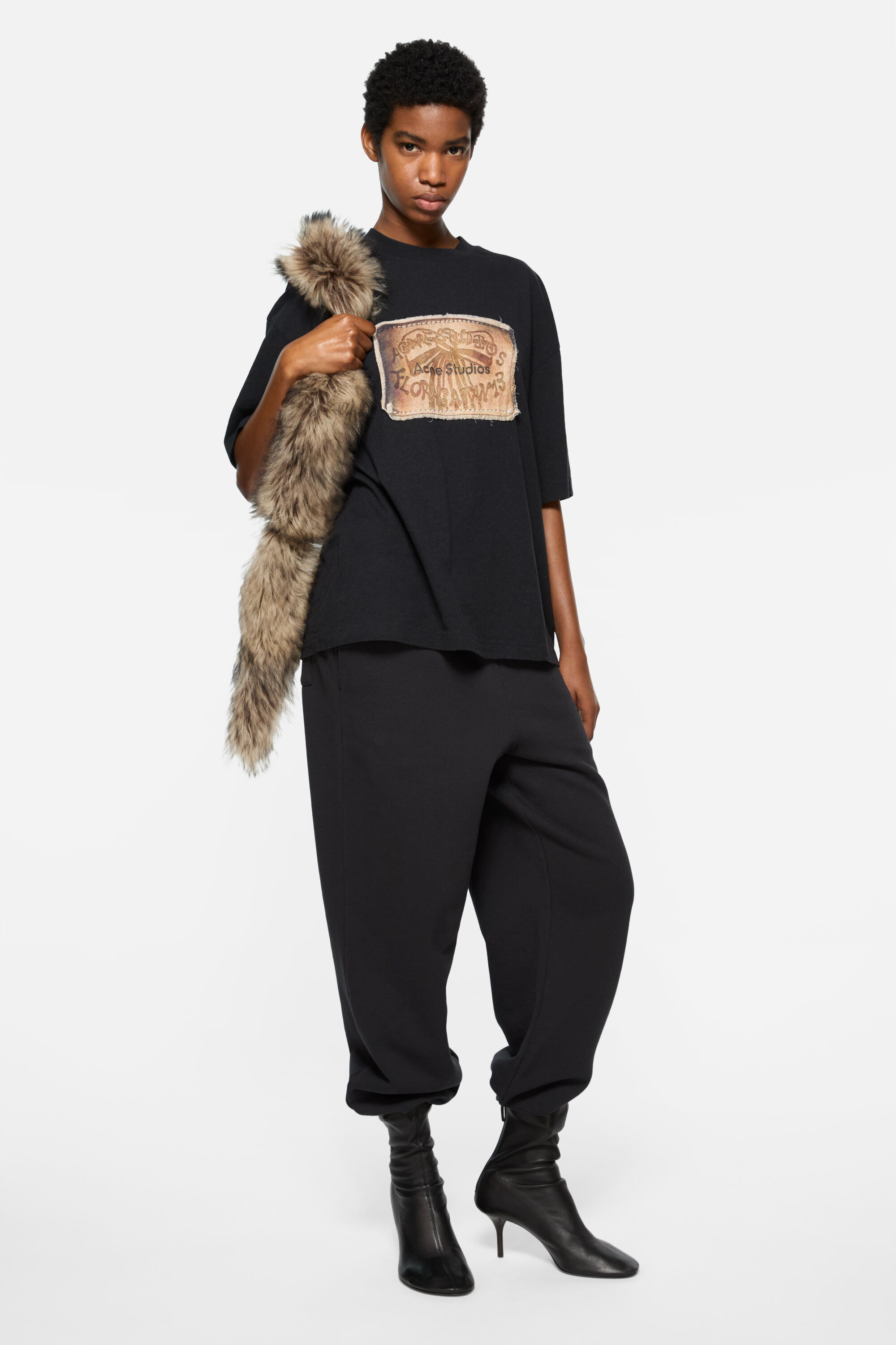 Logo t-shirt - Faded black - 2