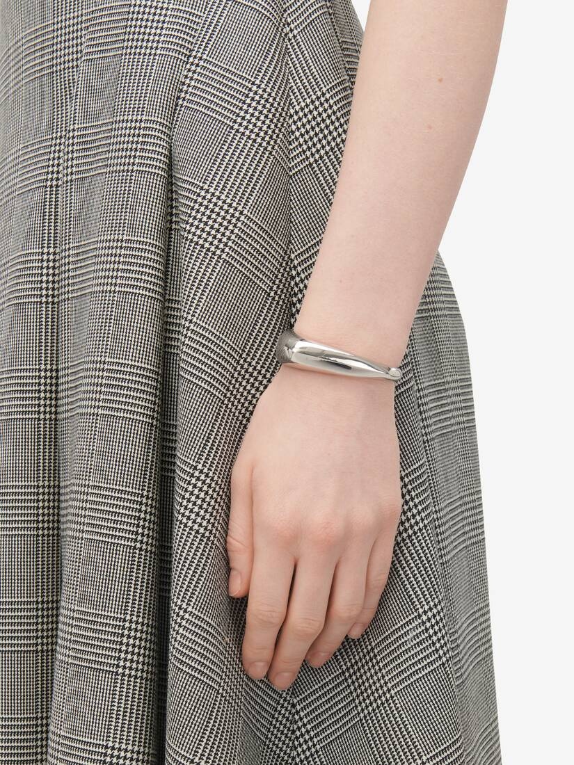 Women's Thorn Claw Cuff in Antique Silver - 2