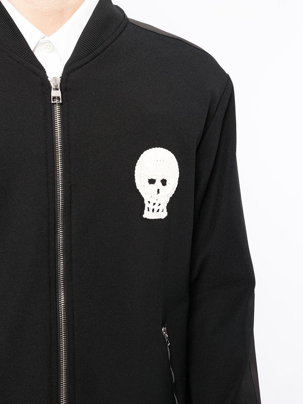 skull patch sports jacket - 5