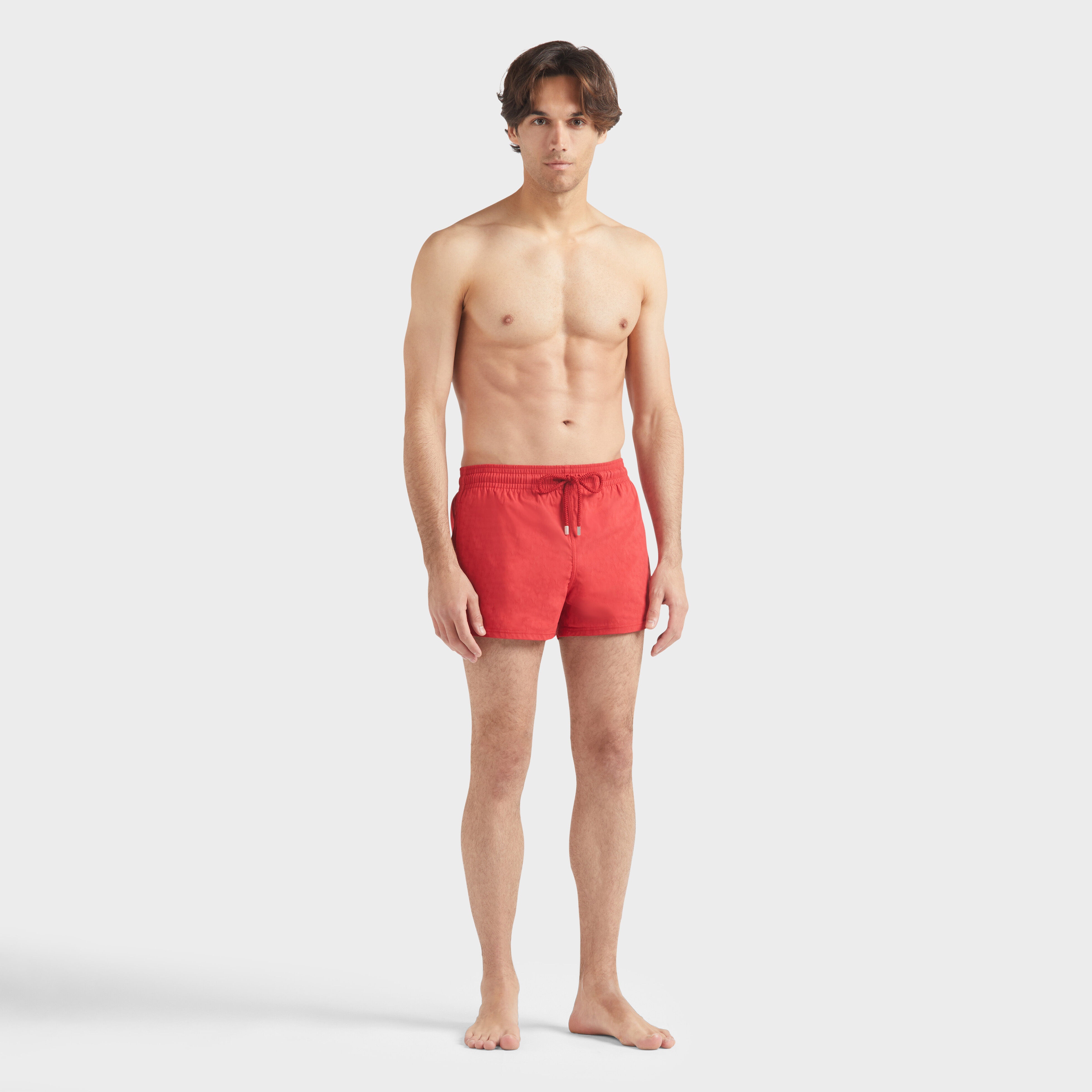 Men Short Swim Trunks Jacquard Turtles - 3