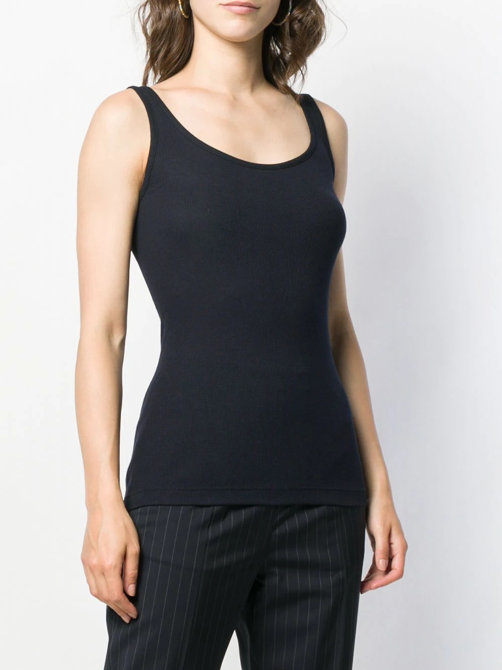 basic ribbed vest - 3