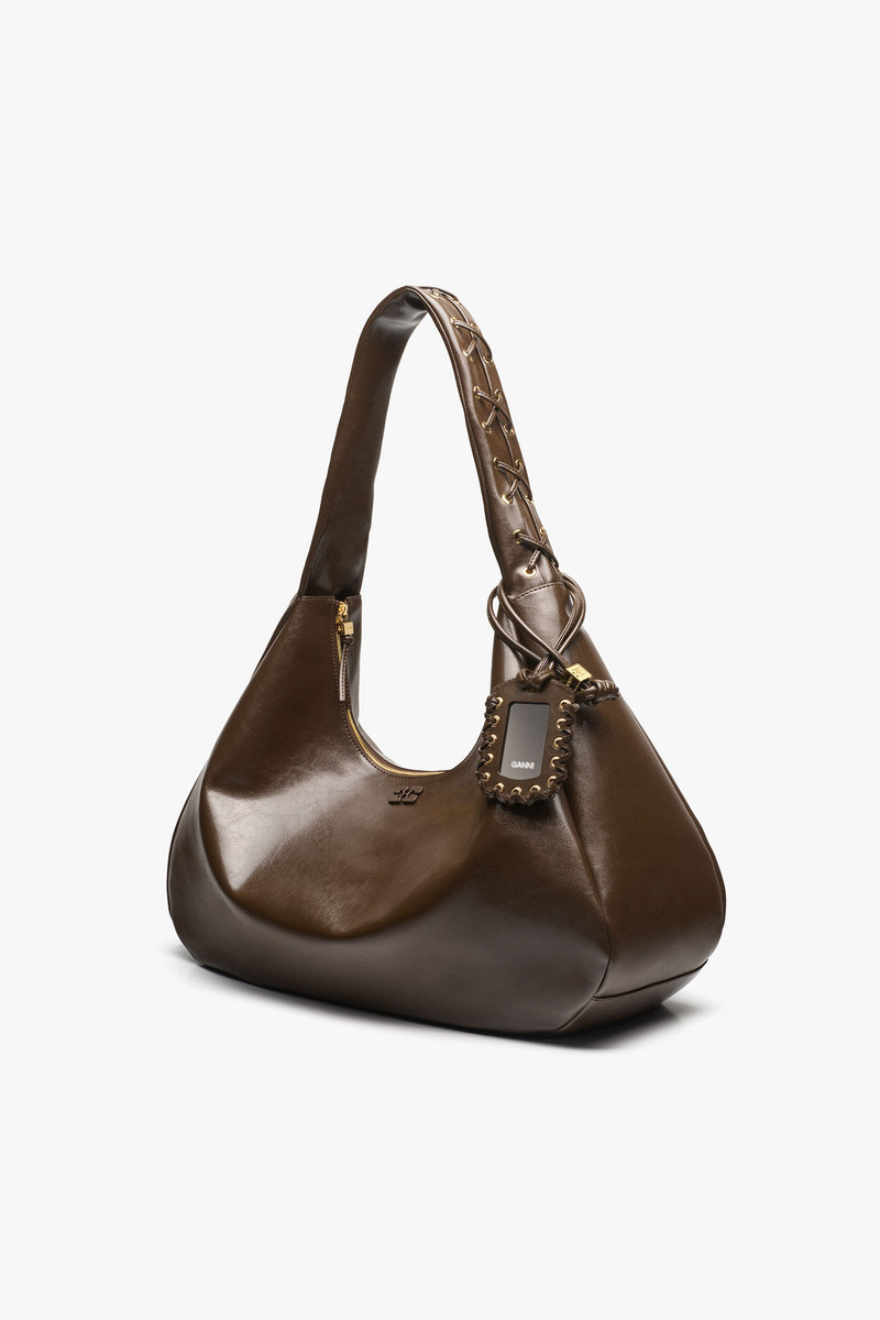 DARK-OLIVE XXL HOBO BAG 2