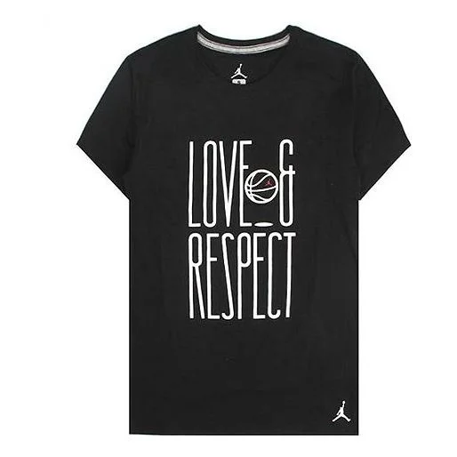 Air Jordan 13 Peach and Love T-Shirt 'Black' AQ4891-010 - 1