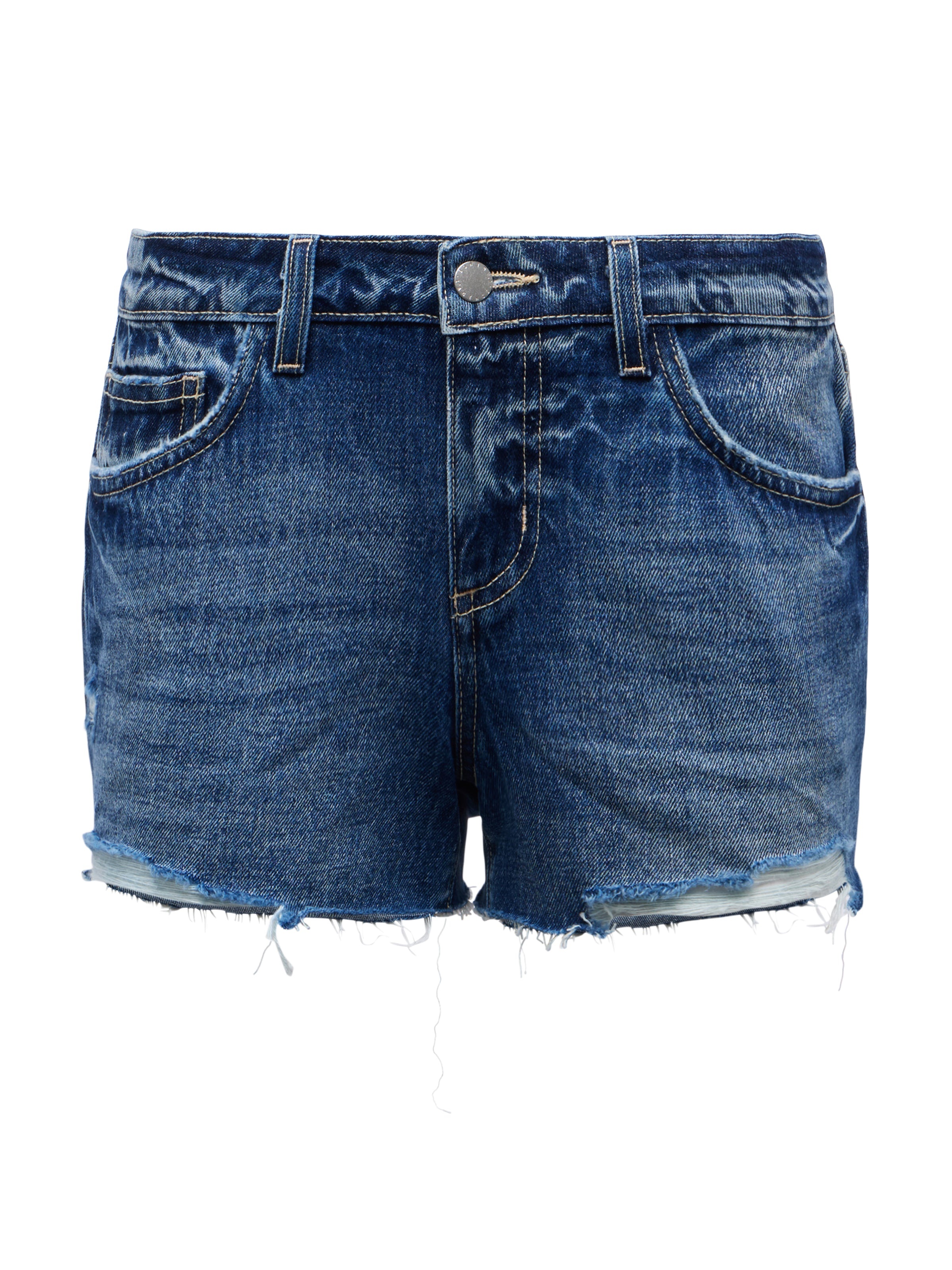 Teya Low-Rise Denim Short - 1