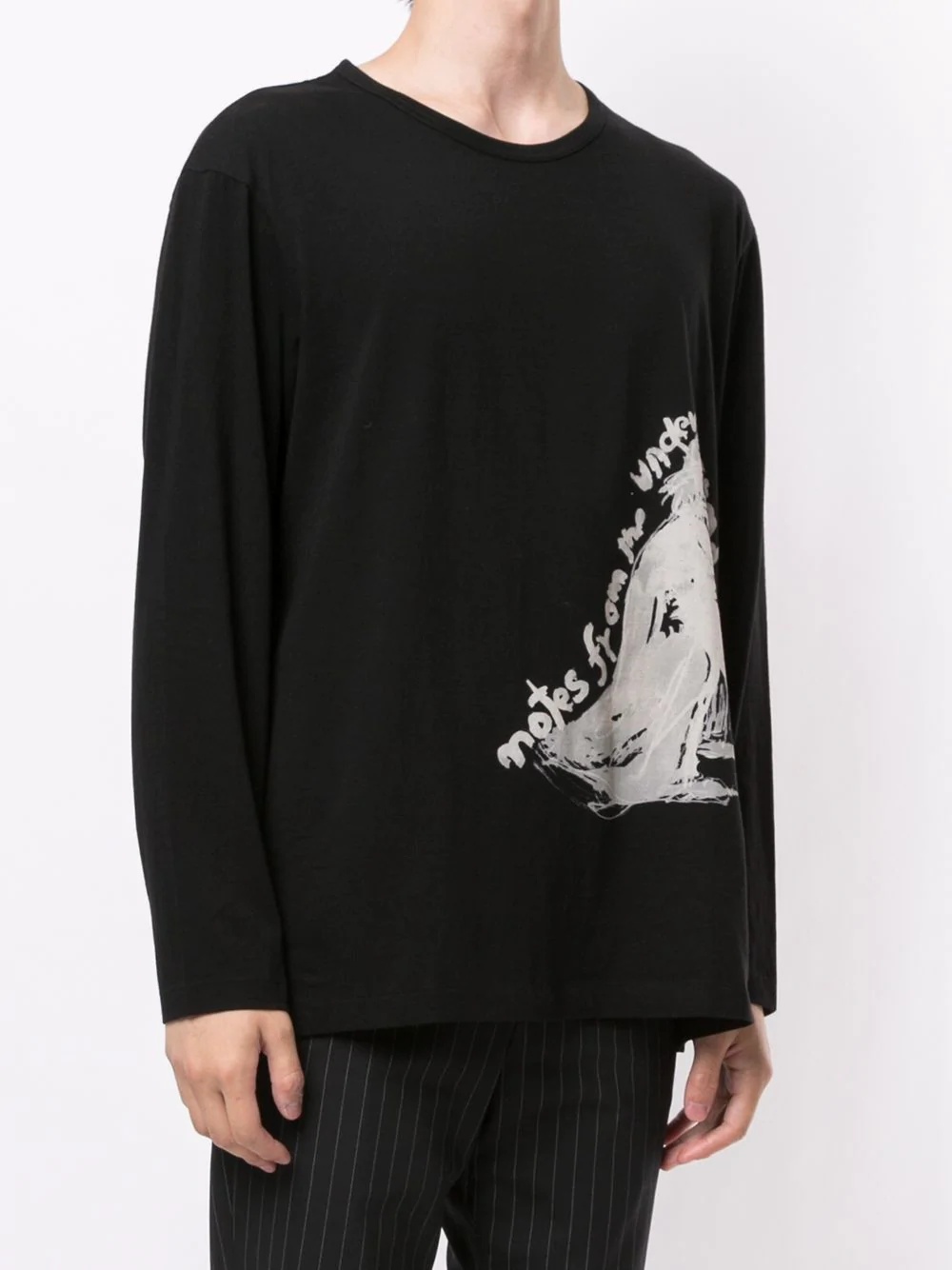 graphic print cotton sweatshirt - 3