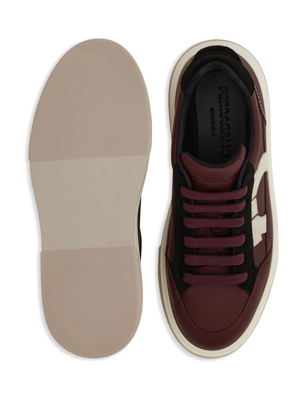 Gancini-appliqué sneakers - 5
