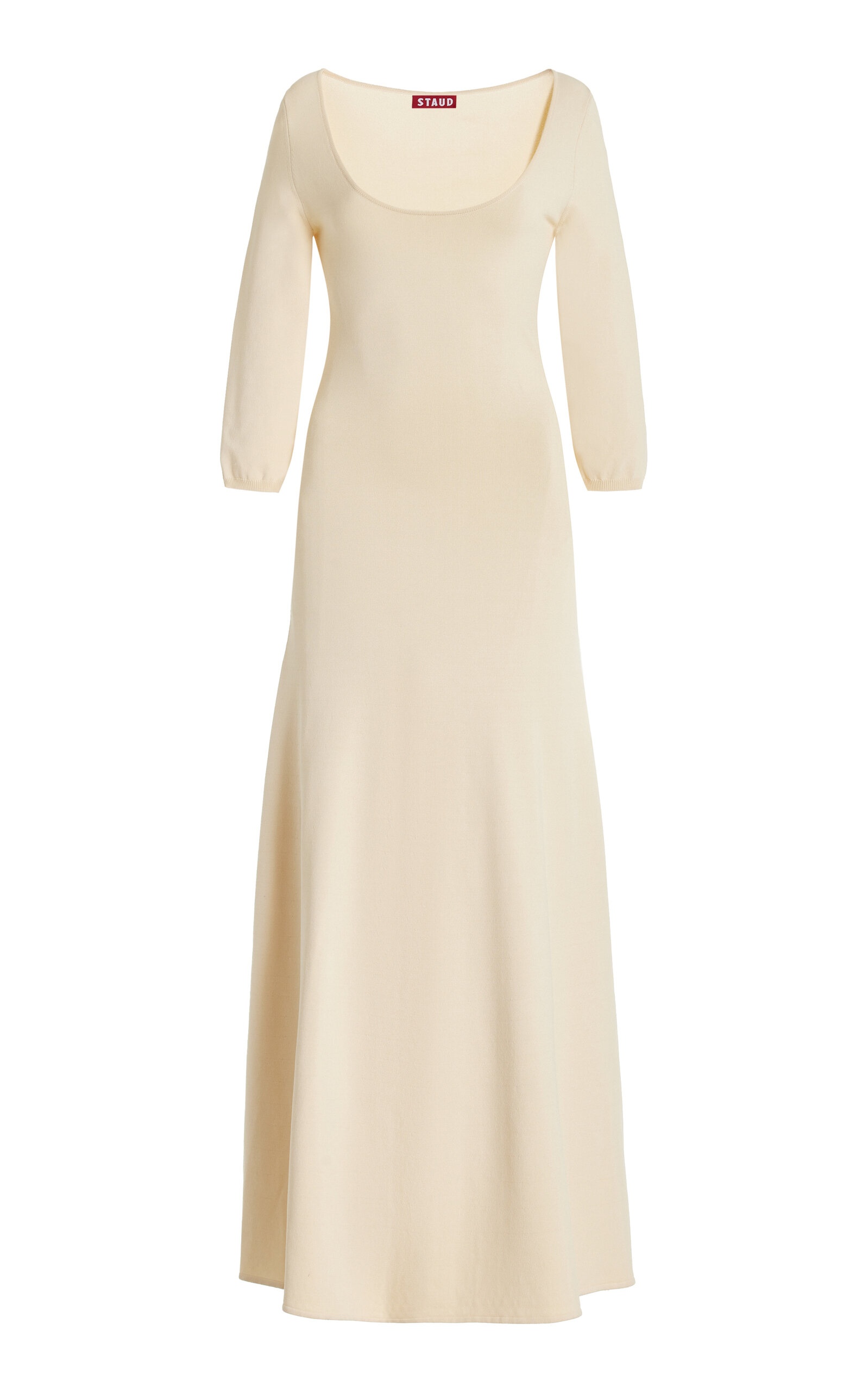 Douvres Knit Midi Dress white - 1