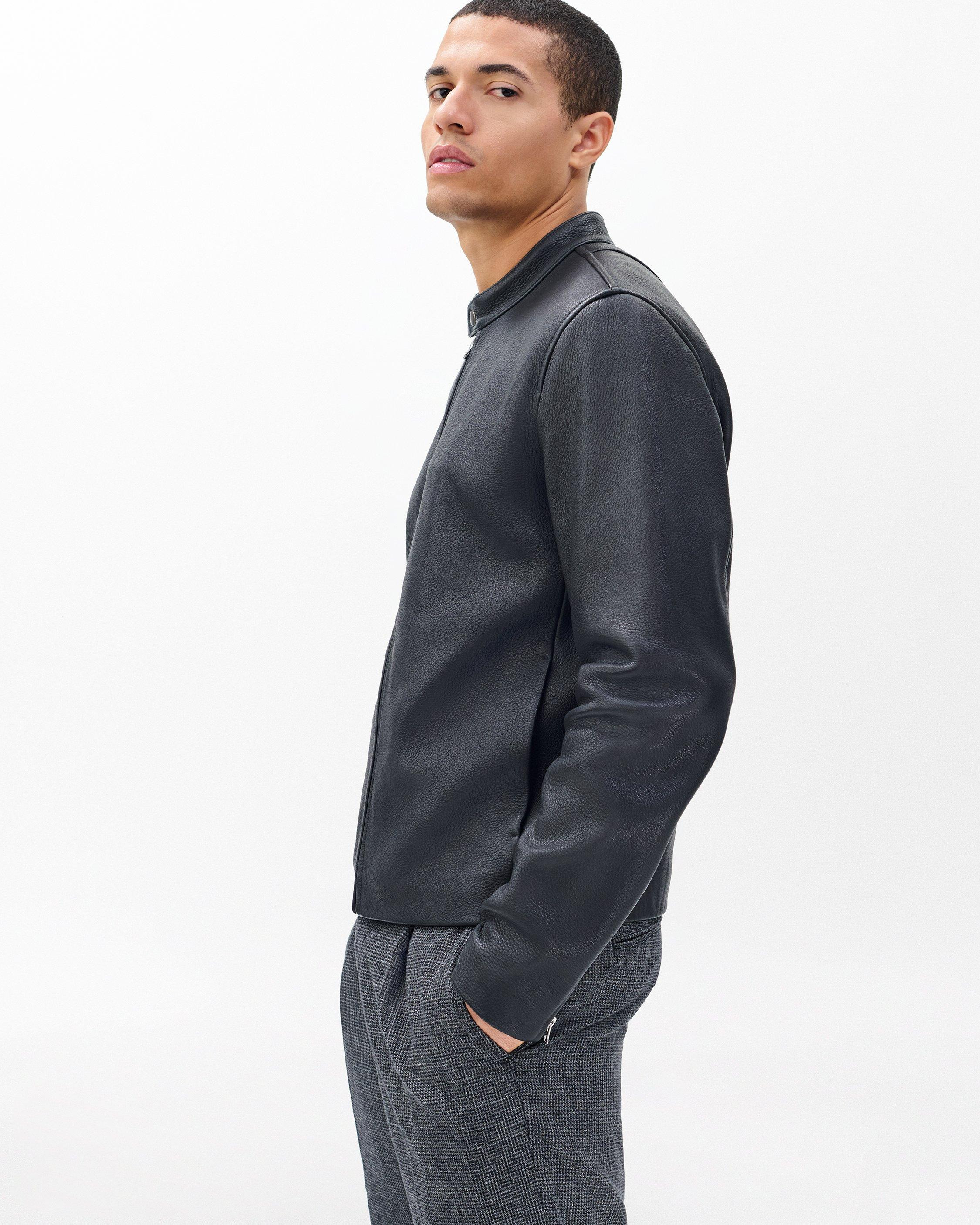 Café Racer Leather Jacket - 4