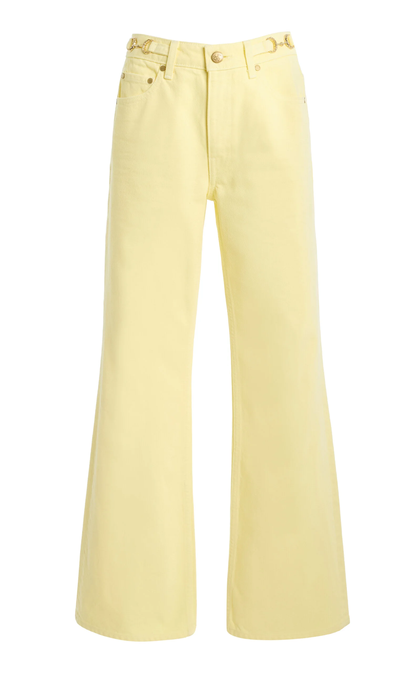 The Laurel Kick Flare Jeans white - 1