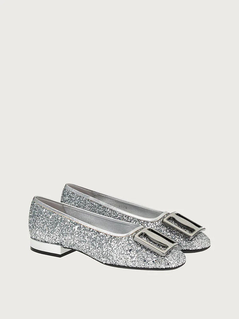 FERRAGAMO CHUNKY BUCKLE BALLET FLAT outlook