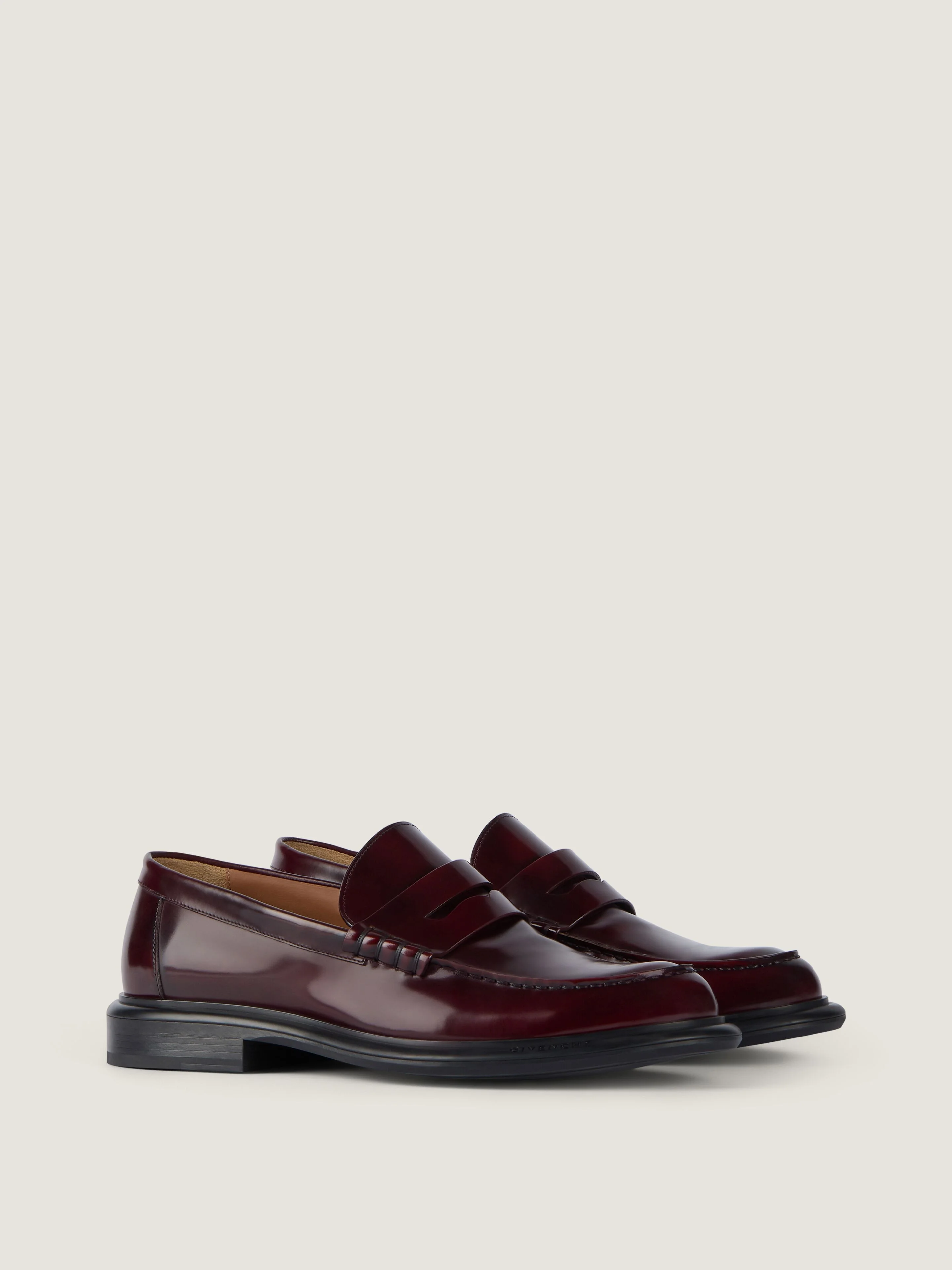 GENT LOAFERS IN BRUSHED LEATHER - 1
