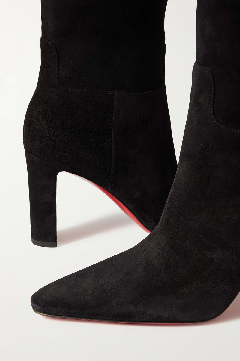 Suprabotta 85 suede knee boots 4