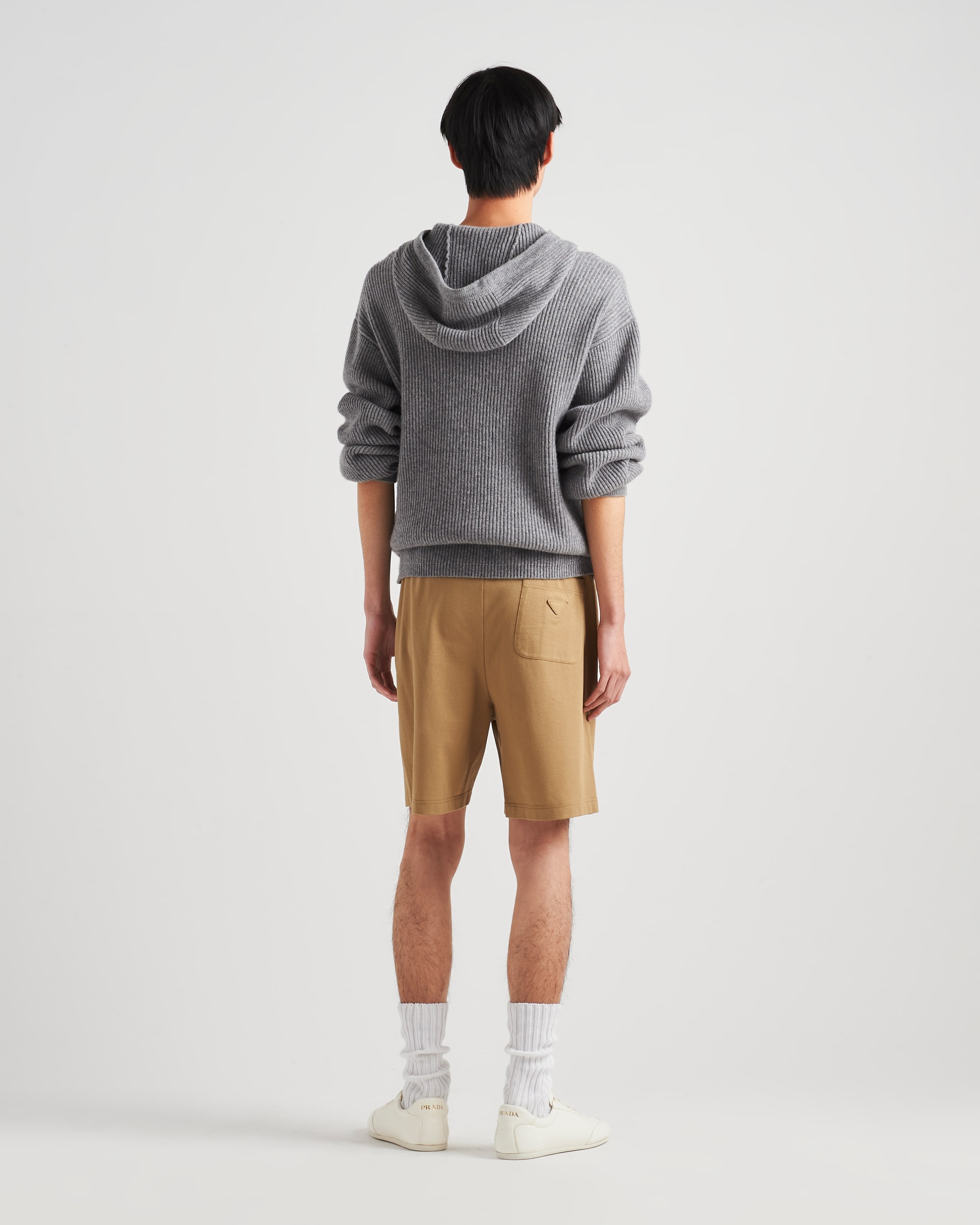 Cashmere knit hoodie - 5