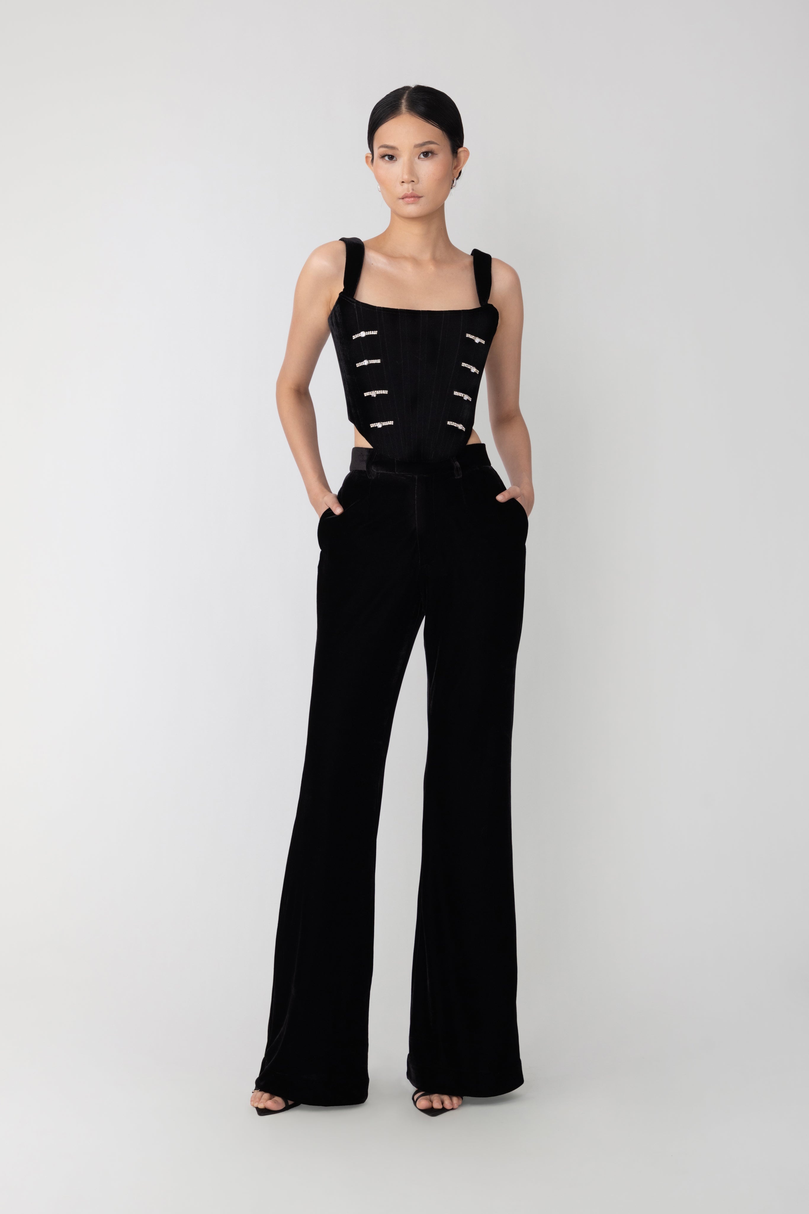TOMAS VELVET PANT - 2
