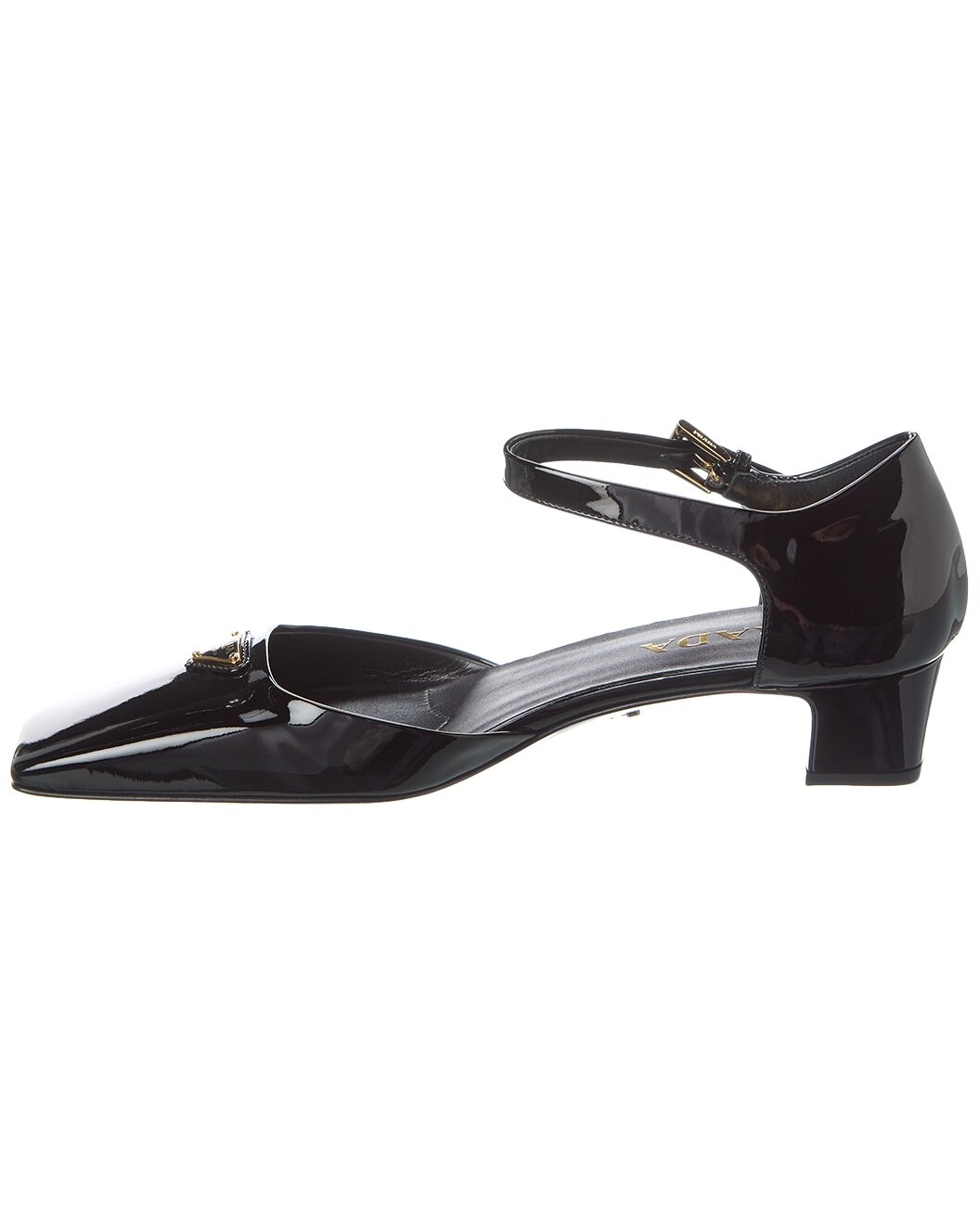 Prada Logo Patent Mary Jane Pump - 2