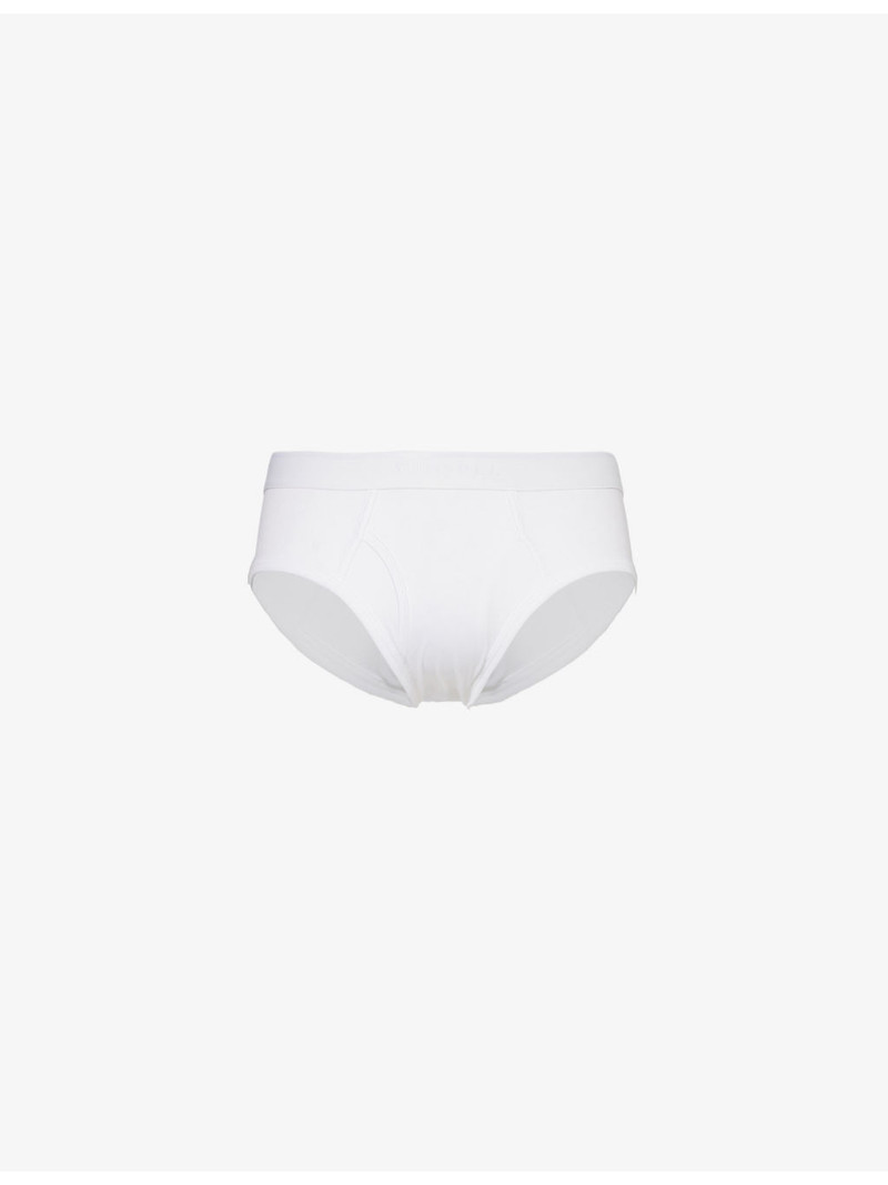 Sunspel Superfine branded-waistband cotton-jersey briefs outlook