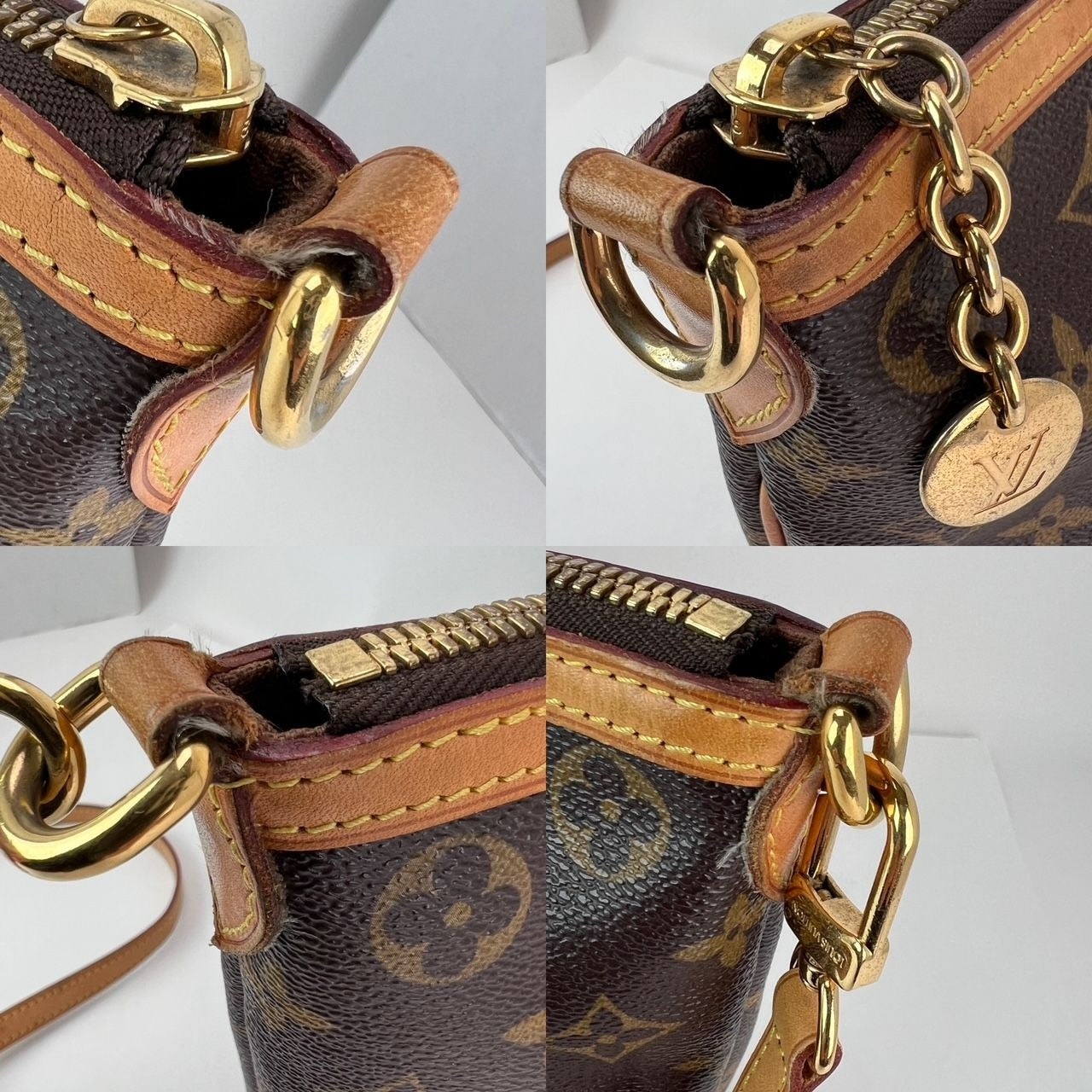 Louis Vuitton Palermo PM Monogram Zippered Tote Bag - 6