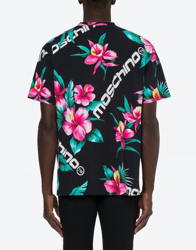 HIBISCUS PRINT JERSEY T-SHIRT 3